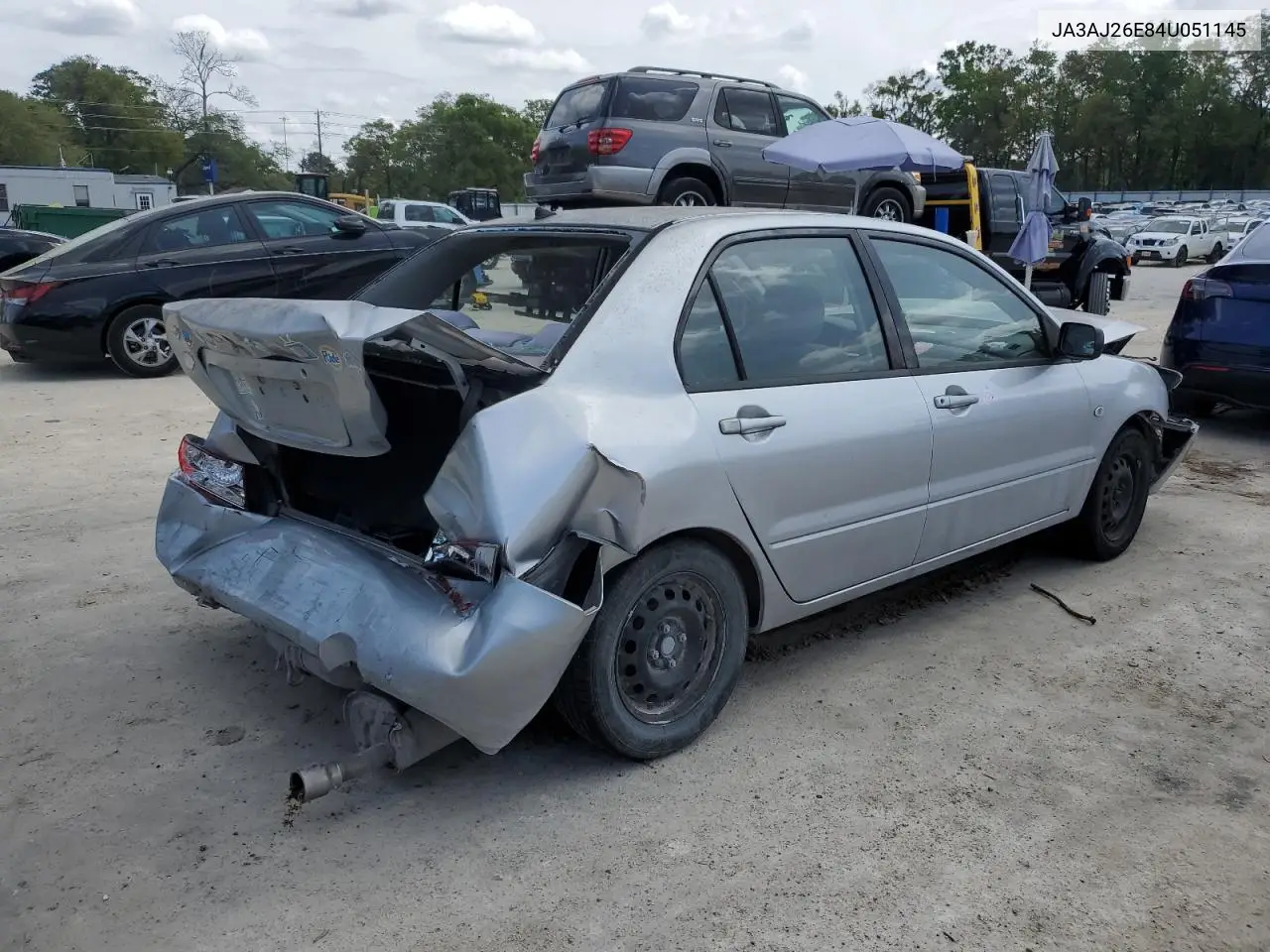 2004 Mitsubishi Lancer Es VIN: JA3AJ26E84U051145 Lot: 50418215