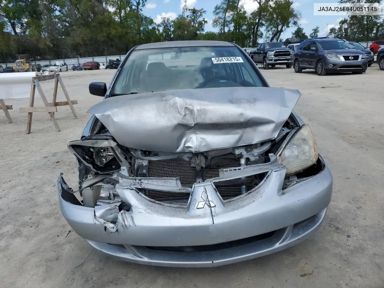 2004 Mitsubishi Lancer Es VIN: JA3AJ26E84U051145 Lot: 50418215