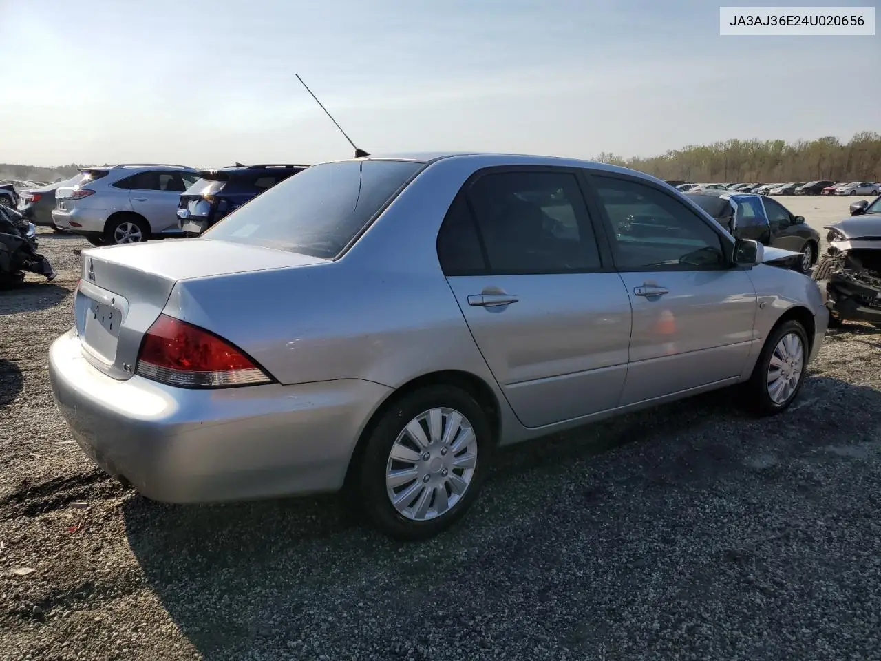 2004 Mitsubishi Lancer Ls VIN: JA3AJ36E24U020656 Lot: 50809275