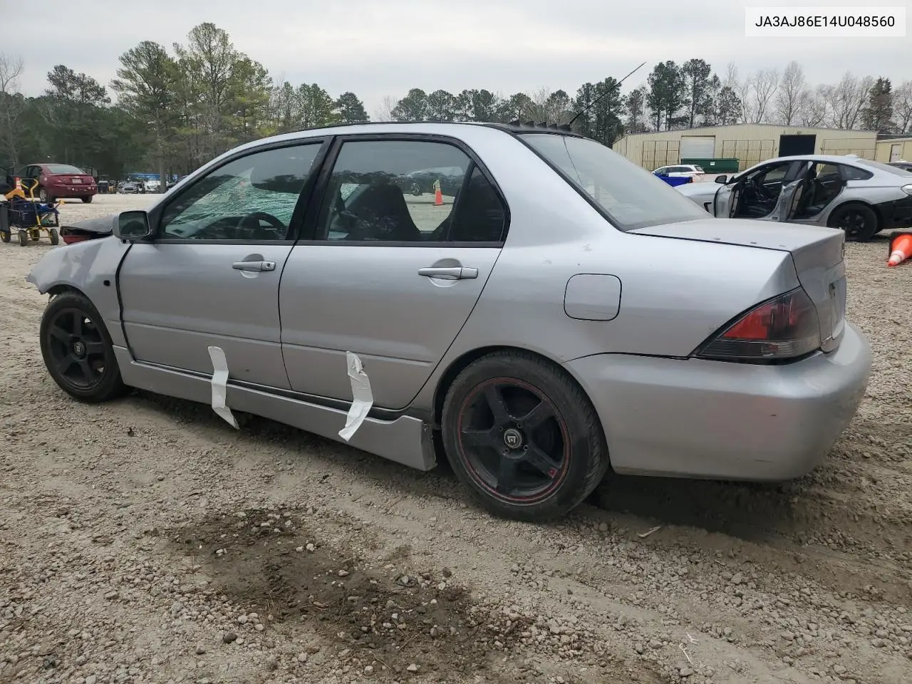 2004 Mitsubishi Lancer Oz Rally VIN: JA3AJ86E14U048560 Lot: 53683945