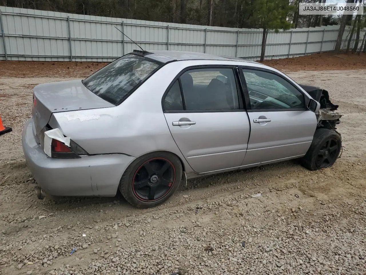 2004 Mitsubishi Lancer Oz Rally VIN: JA3AJ86E14U048560 Lot: 53683945