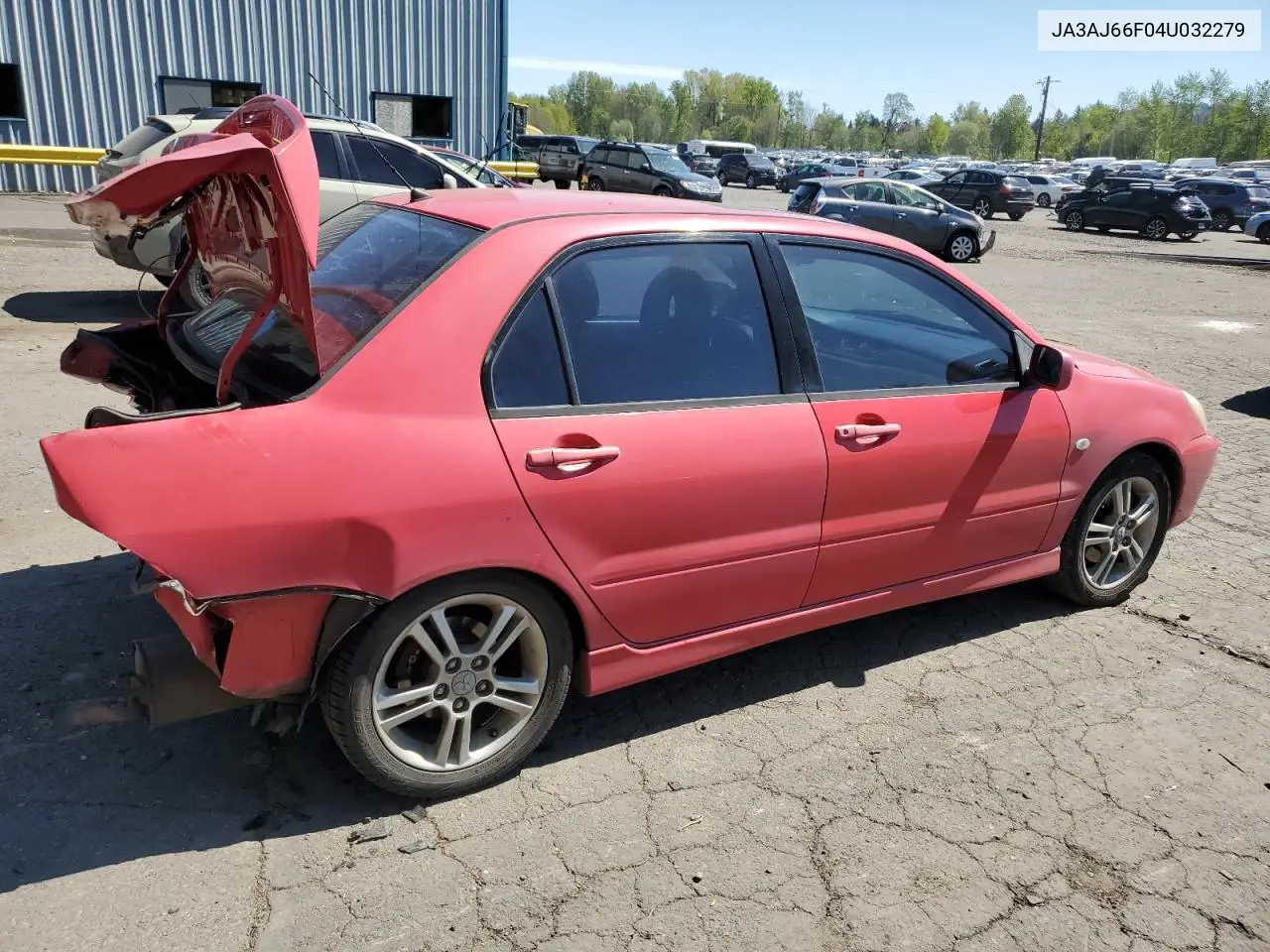 2004 Mitsubishi Lancer Ralliart VIN: JA3AJ66F04U032279 Lot: 53780195