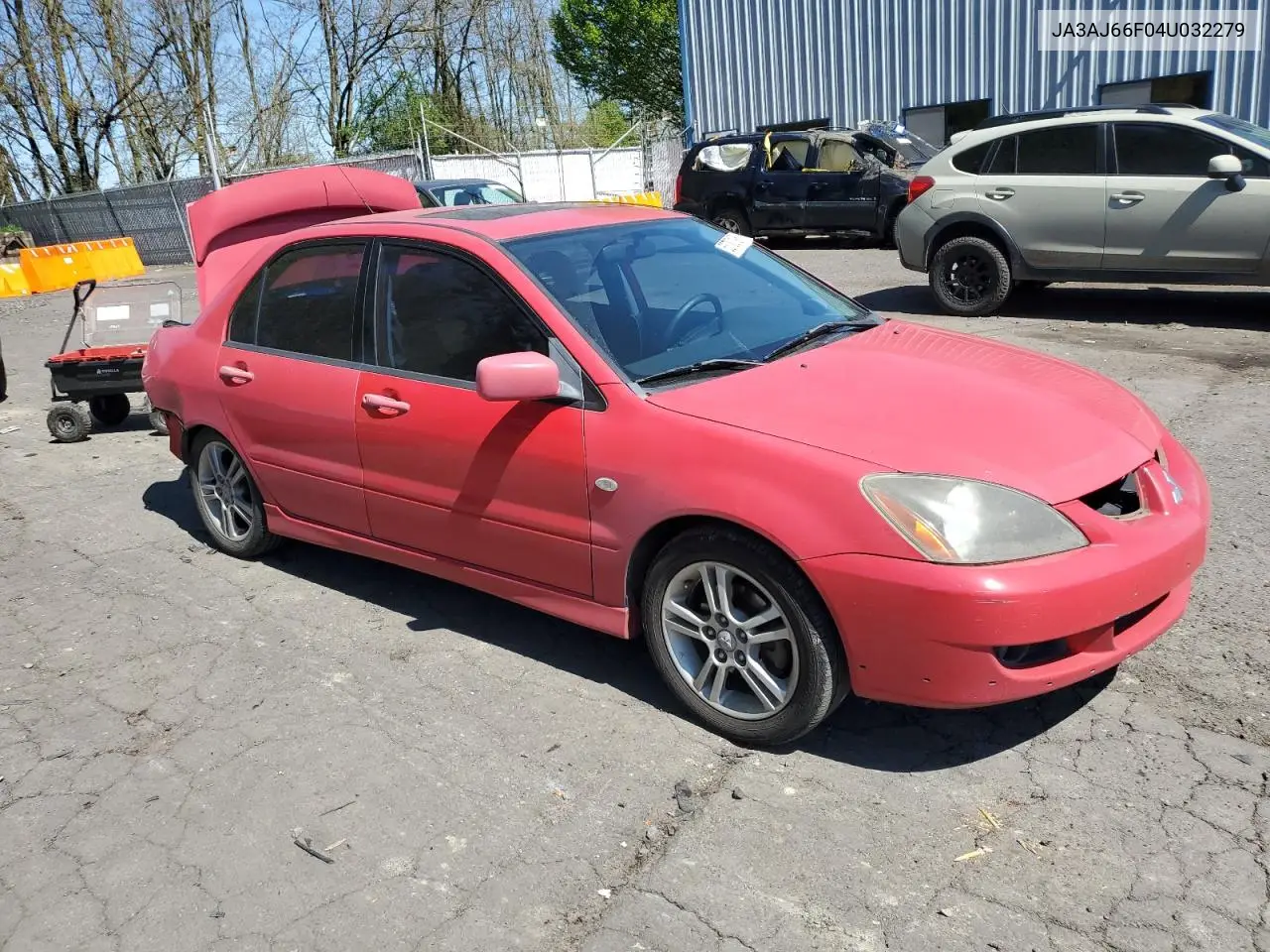 2004 Mitsubishi Lancer Ralliart VIN: JA3AJ66F04U032279 Lot: 53780195