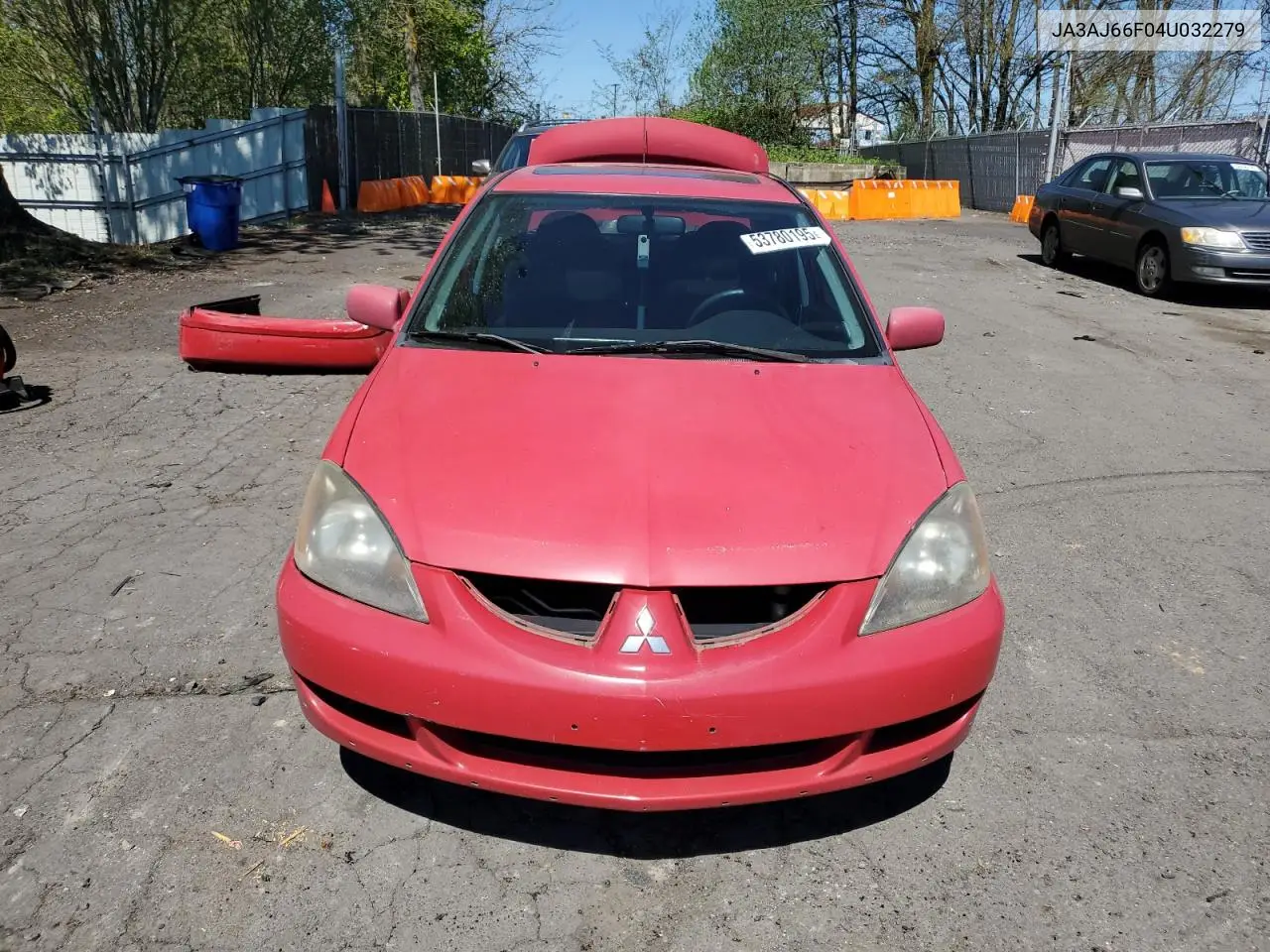 2004 Mitsubishi Lancer Ralliart VIN: JA3AJ66F04U032279 Lot: 53780195