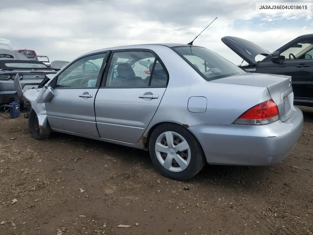 2004 Mitsubishi Lancer Ls VIN: JA3AJ36E04U018615 Lot: 54428055