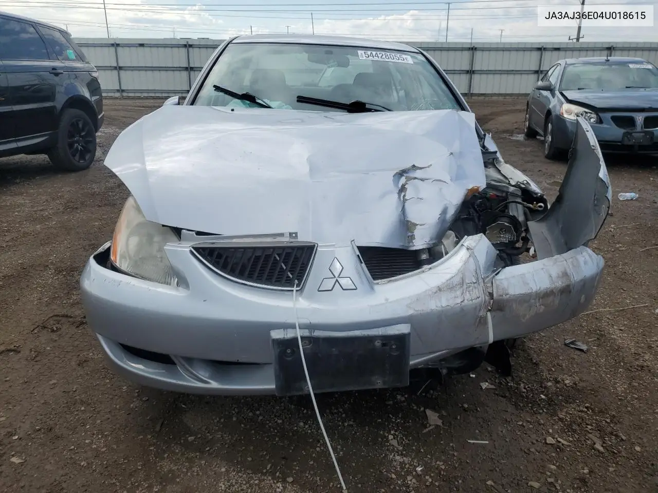 2004 Mitsubishi Lancer Ls VIN: JA3AJ36E04U018615 Lot: 54428055