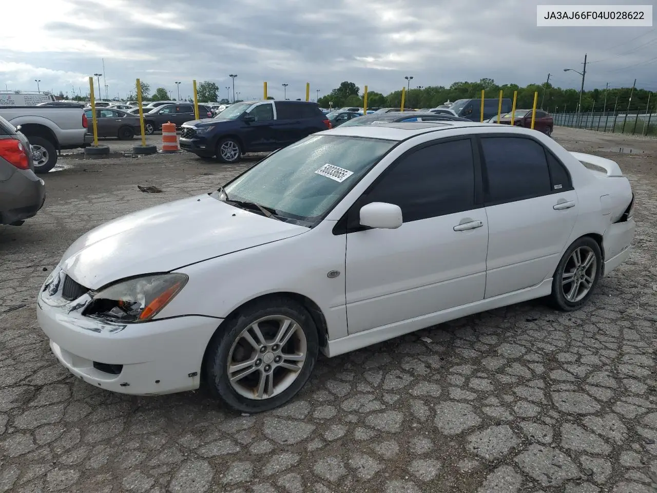 2004 Mitsubishi Lancer Ralliart VIN: JA3AJ66F04U028622 Lot: 58033665