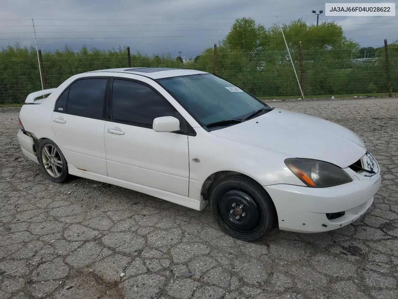 2004 Mitsubishi Lancer Ralliart VIN: JA3AJ66F04U028622 Lot: 58033665