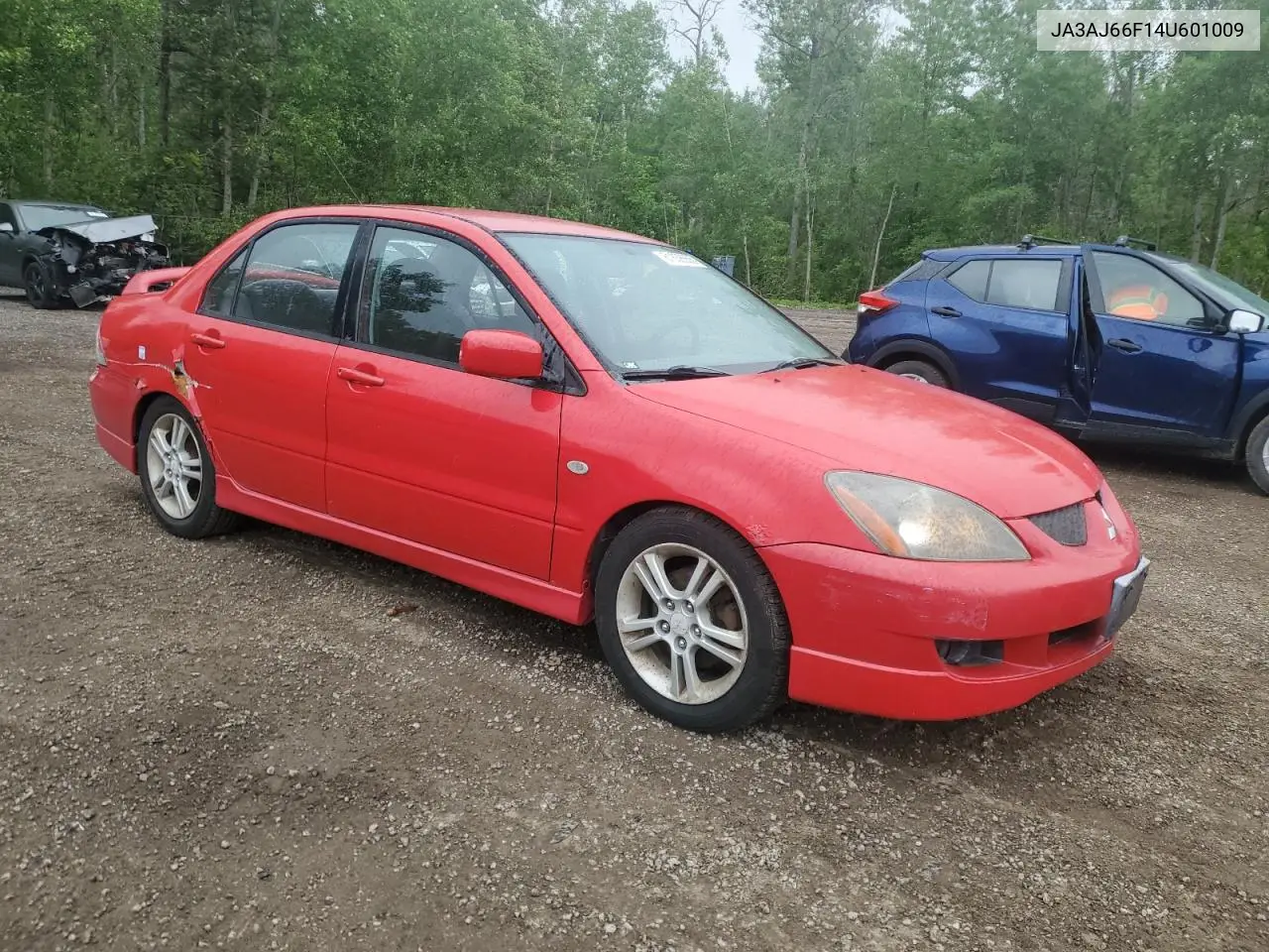 2004 Mitsubishi Lancer Ralliart VIN: JA3AJ66F14U601009 Lot: 61838655