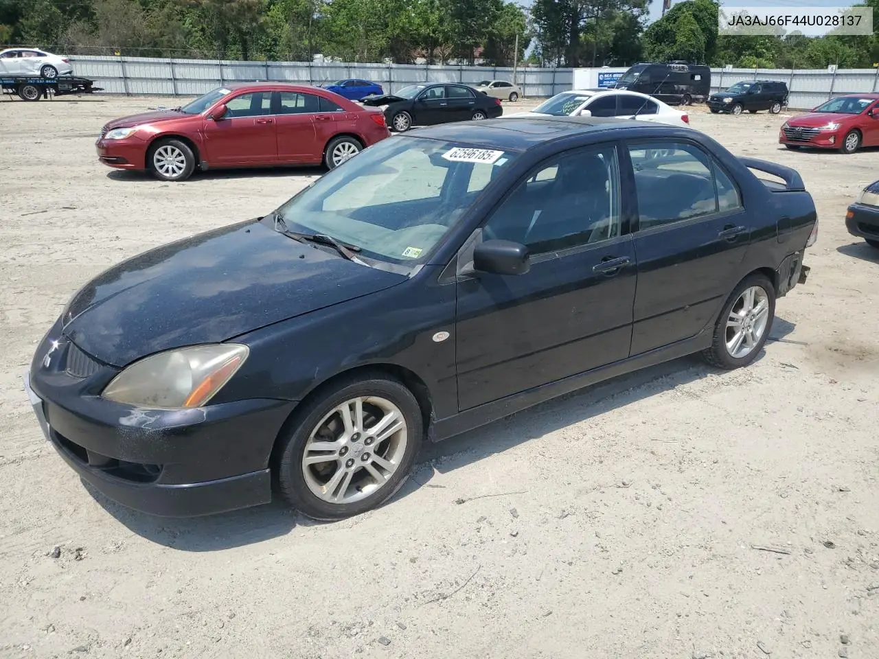 2004 Mitsubishi Lancer Ralliart VIN: JA3AJ66F44U028137 Lot: 62596185