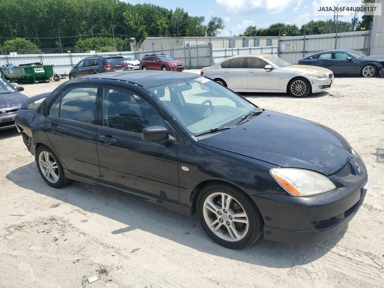 2004 Mitsubishi Lancer Ralliart VIN: JA3AJ66F44U028137 Lot: 62596185