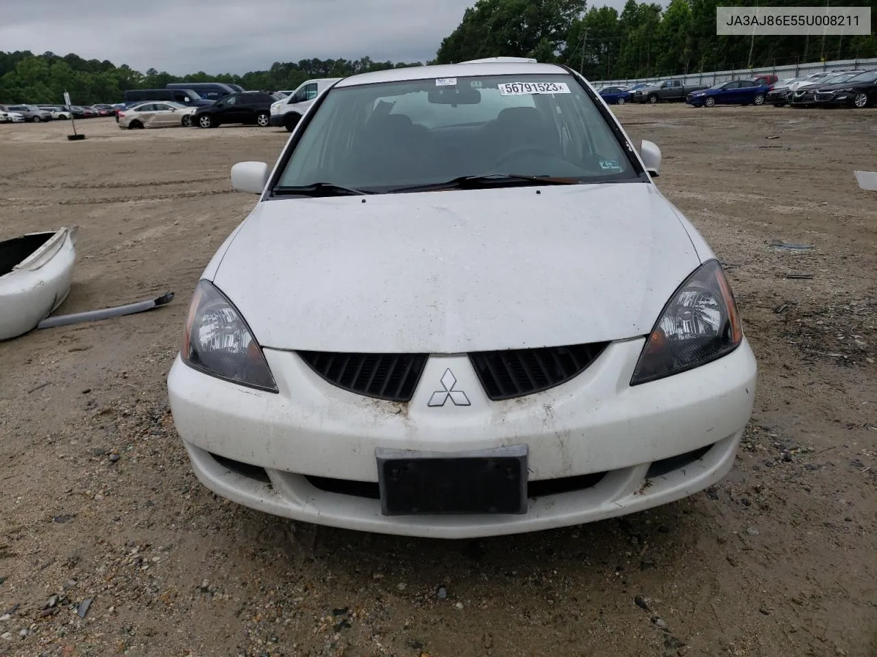 2005 Mitsubishi Lancer Oz Rally VIN: JA3AJ86E55U008211 Lot: 56791523