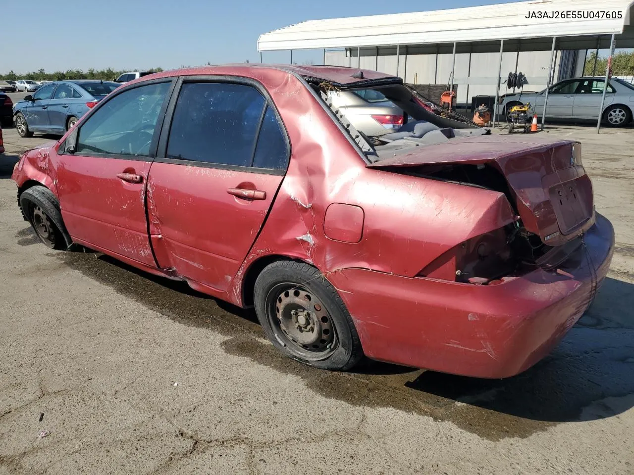 2005 Mitsubishi Lancer Es VIN: JA3AJ26E55U047605 Lot: 70460694
