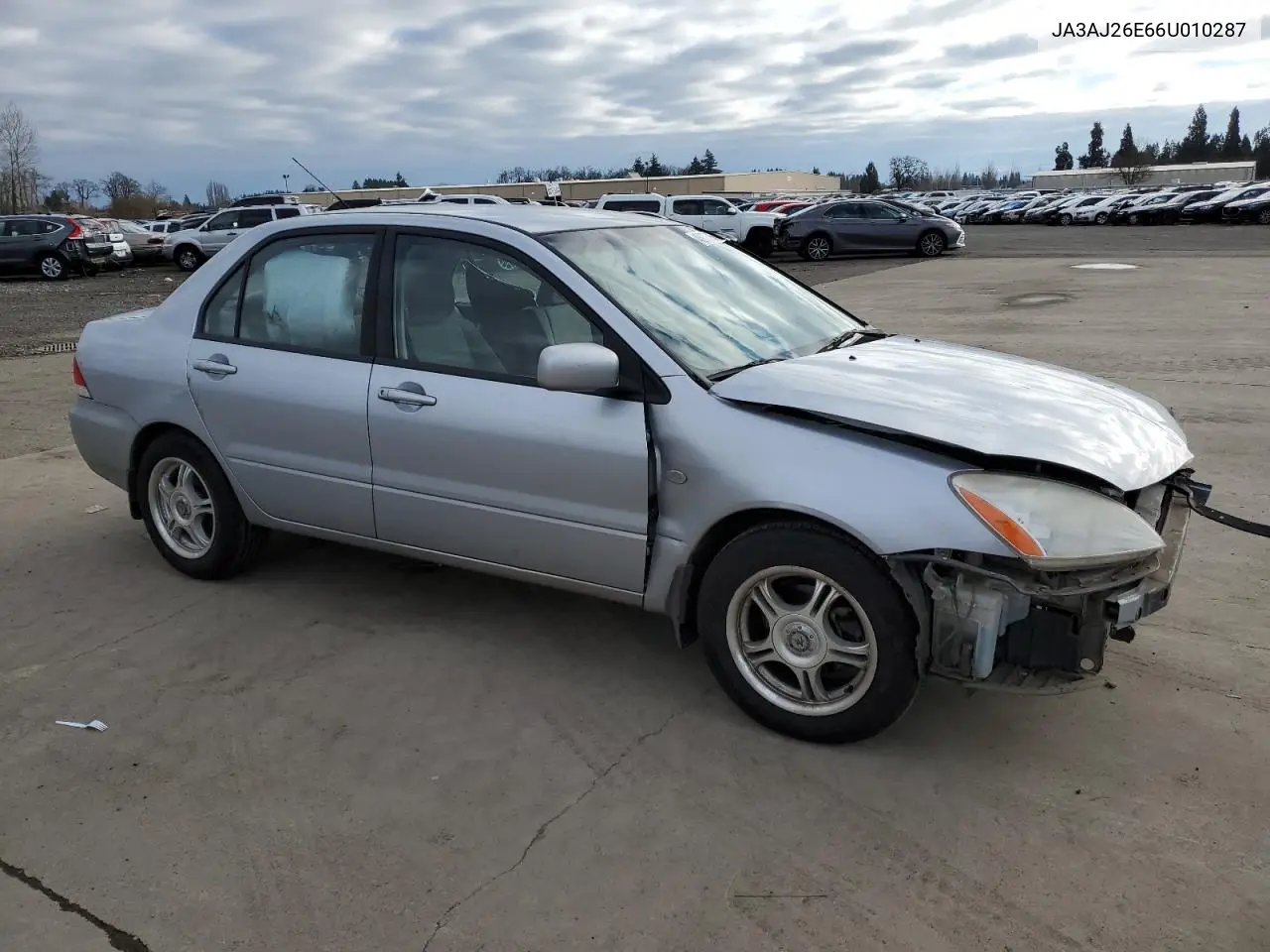 2006 Mitsubishi Lancer Es VIN: JA3AJ26E66U010287 Lot: 43977785