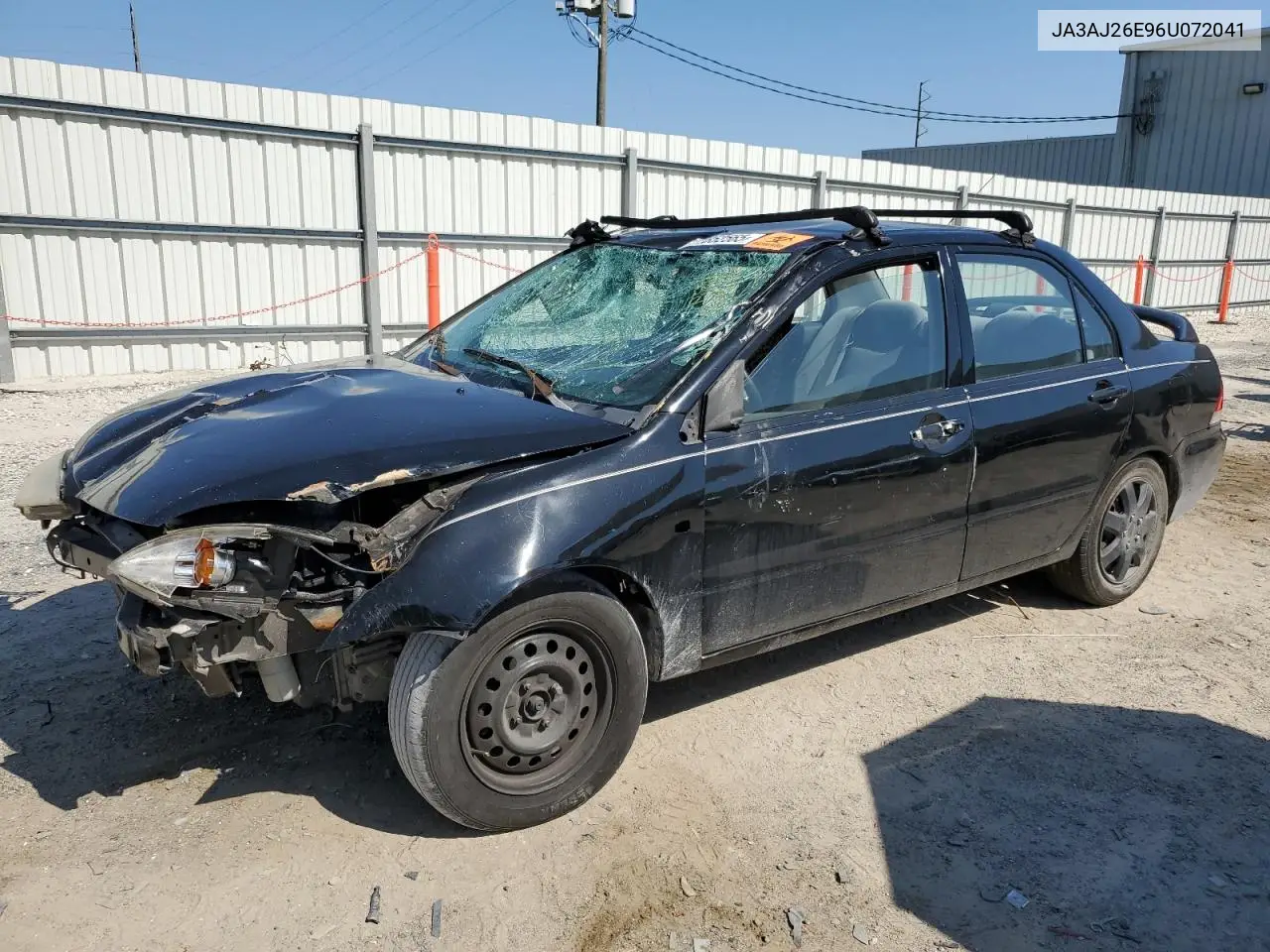 2006 Mitsubishi Lancer Es VIN: JA3AJ26E96U072041 Lot: 52852565
