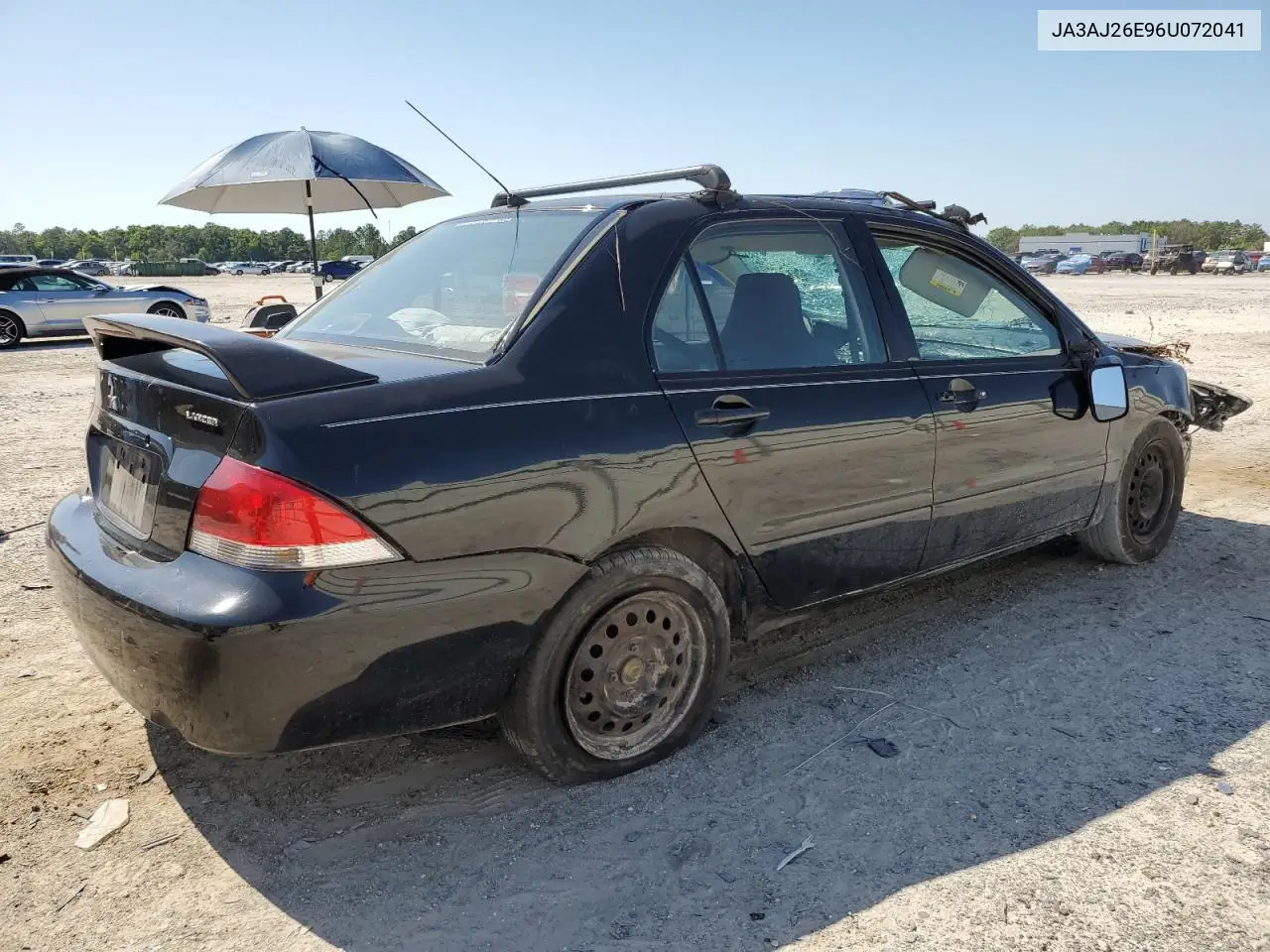 2006 Mitsubishi Lancer Es VIN: JA3AJ26E96U072041 Lot: 52852565
