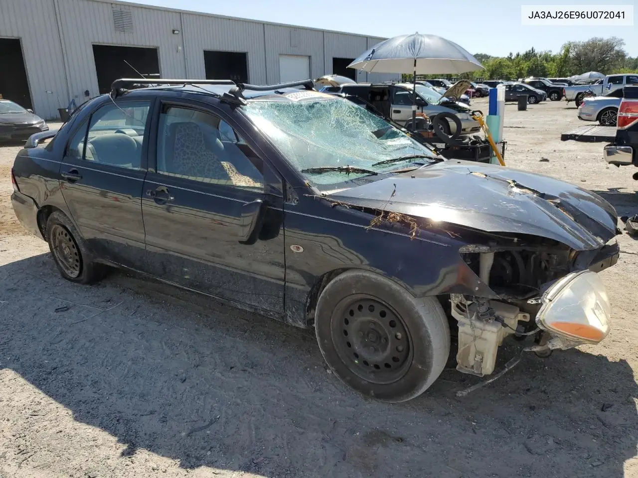 2006 Mitsubishi Lancer Es VIN: JA3AJ26E96U072041 Lot: 52852565