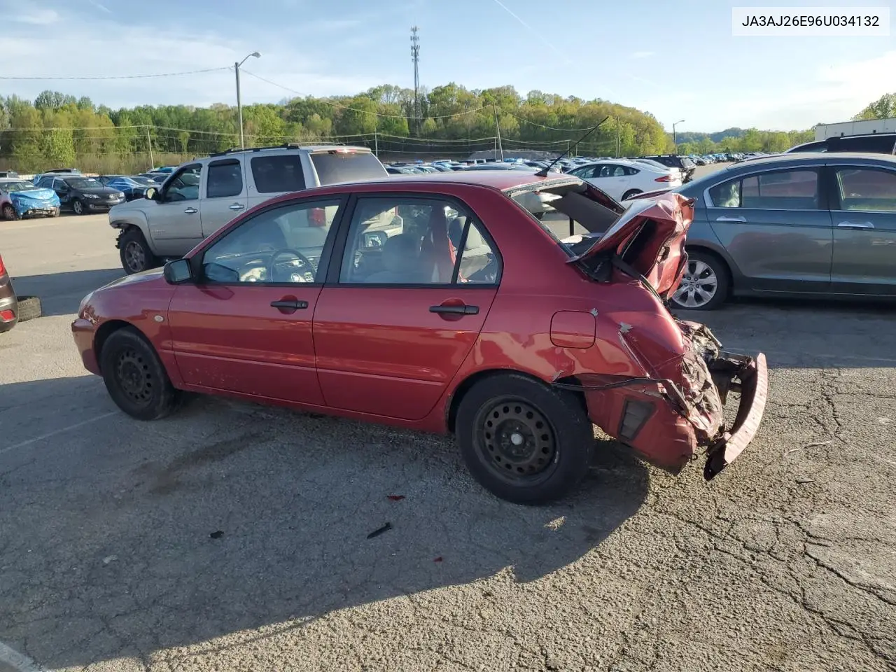2006 Mitsubishi Lancer Es VIN: JA3AJ26E96U034132 Lot: 53722855