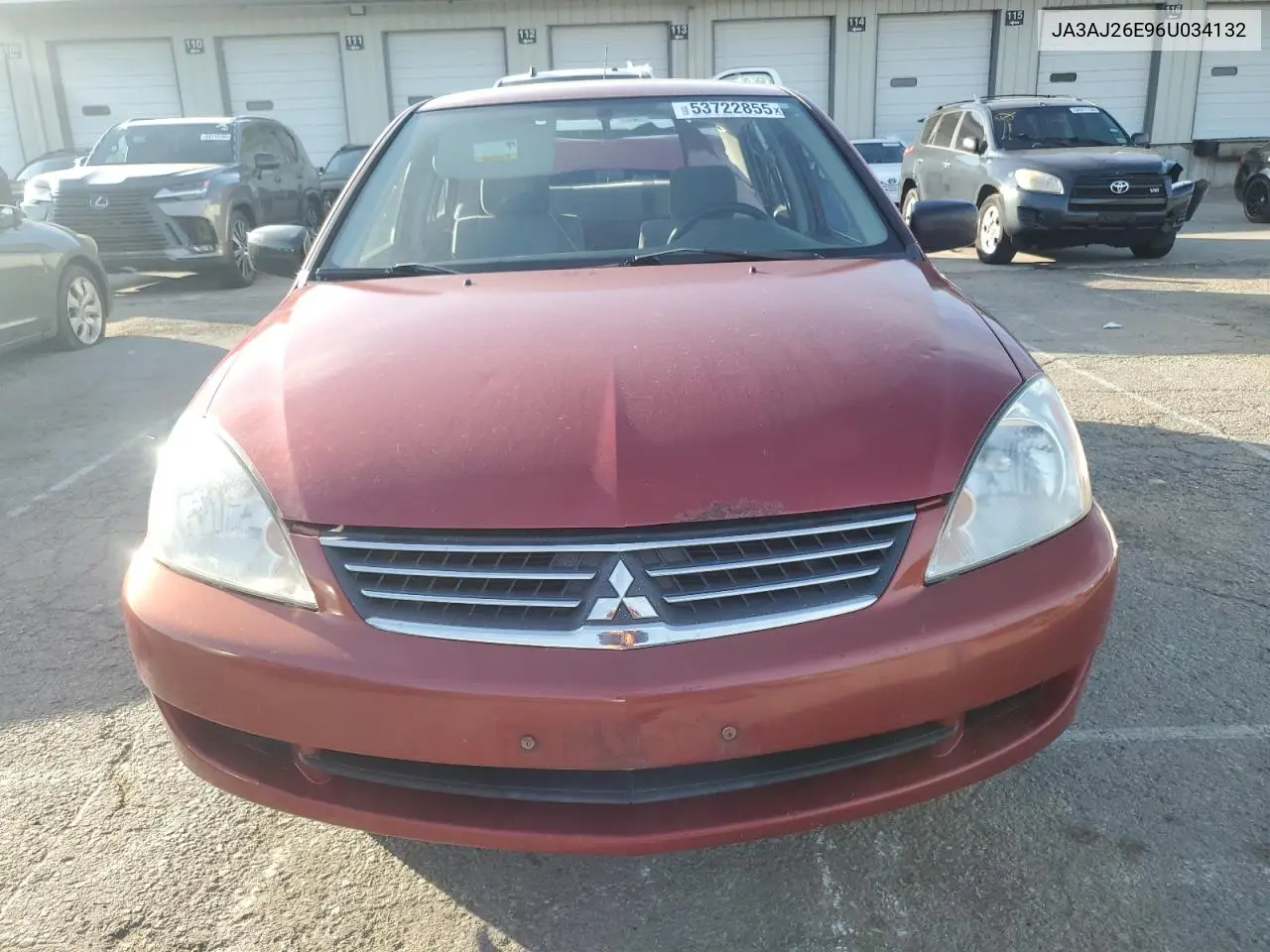 2006 Mitsubishi Lancer Es VIN: JA3AJ26E96U034132 Lot: 53722855
