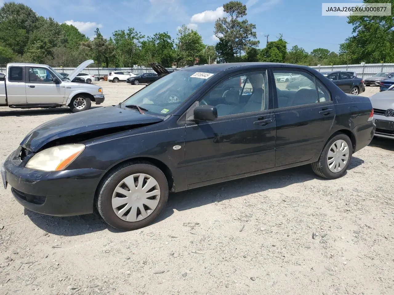 2006 Mitsubishi Lancer Es VIN: JA3AJ26EX6U000877 Lot: 55166445