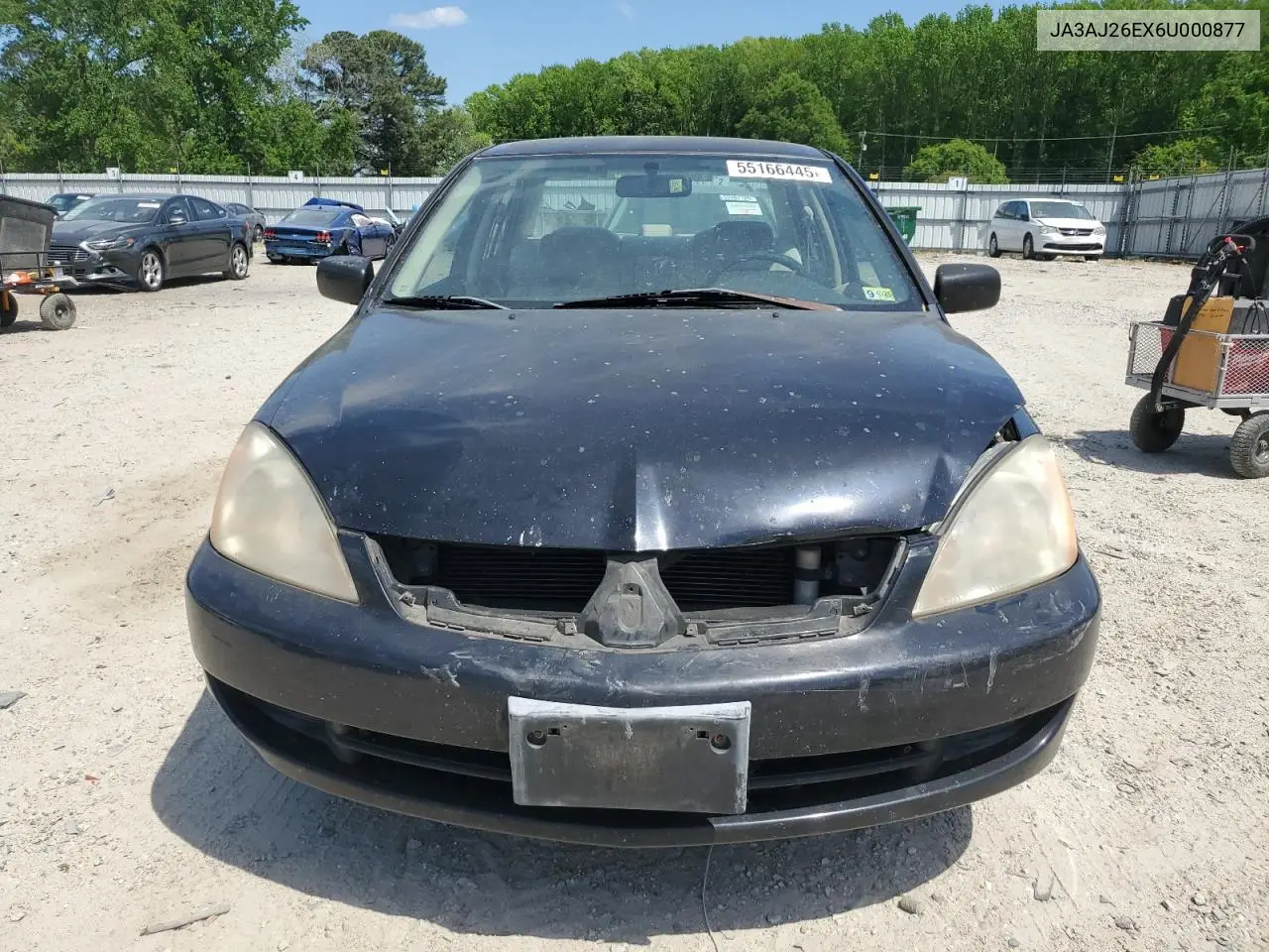 2006 Mitsubishi Lancer Es VIN: JA3AJ26EX6U000877 Lot: 55166445