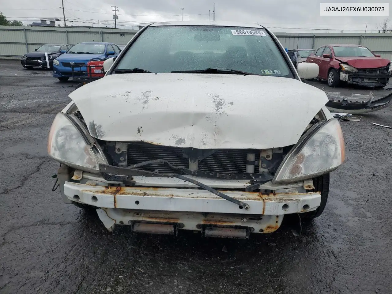2006 Mitsubishi Lancer Es VIN: JA3AJ26EX6U030073 Lot: 56619585