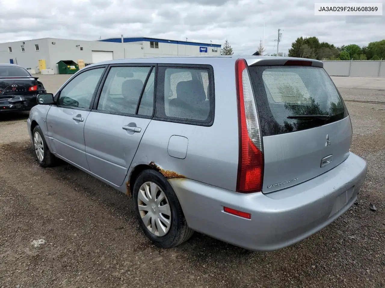 2006 Mitsubishi Lancer Sportback Ls VIN: JA3AD29F26U608369 Lot: 57638555