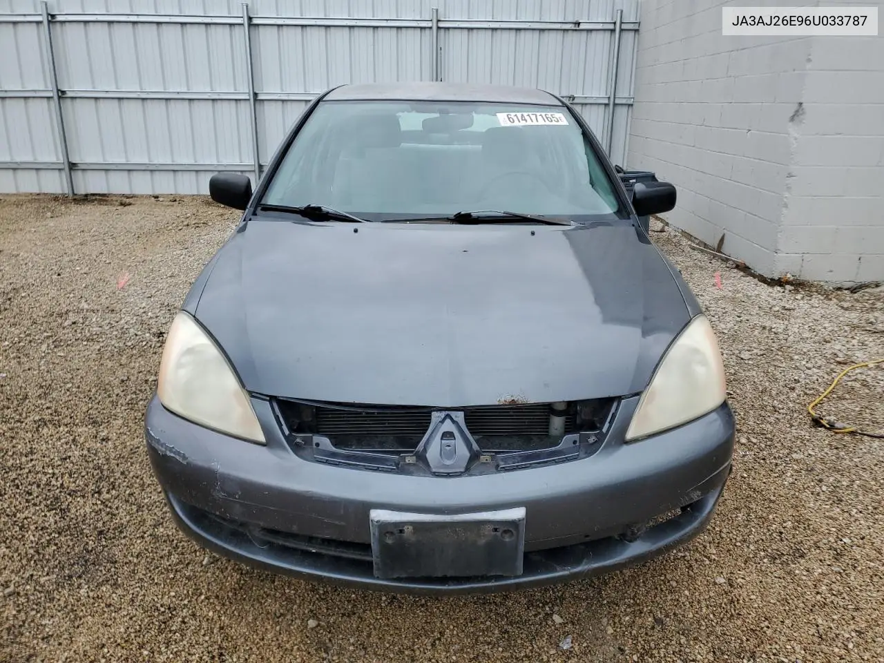 2006 Mitsubishi Lancer Es VIN: JA3AJ26E96U033787 Lot: 61417165