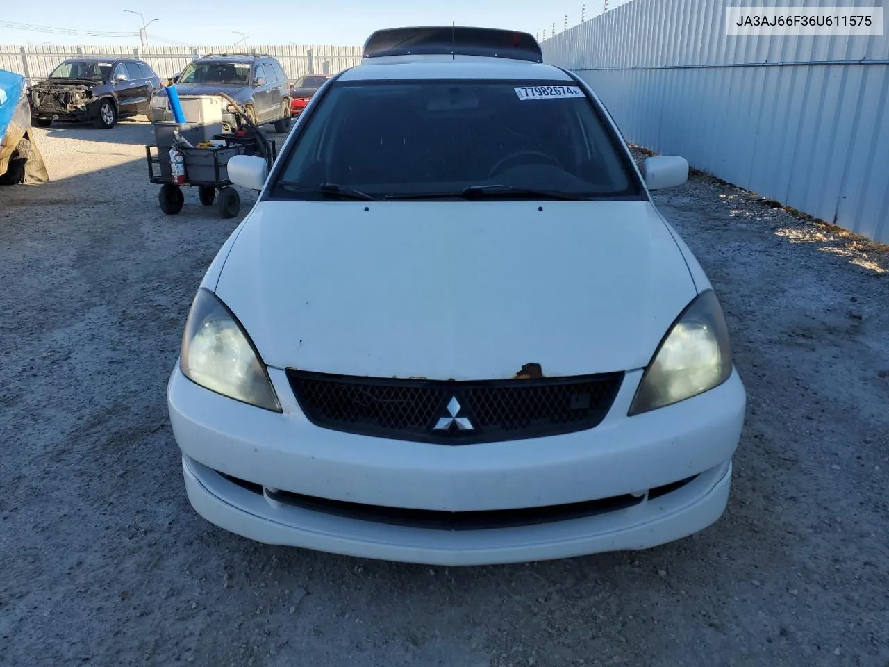 2006 Mitsubishi Lancer Ralliart VIN: JA3AJ66F36U611575 Lot: 77982674