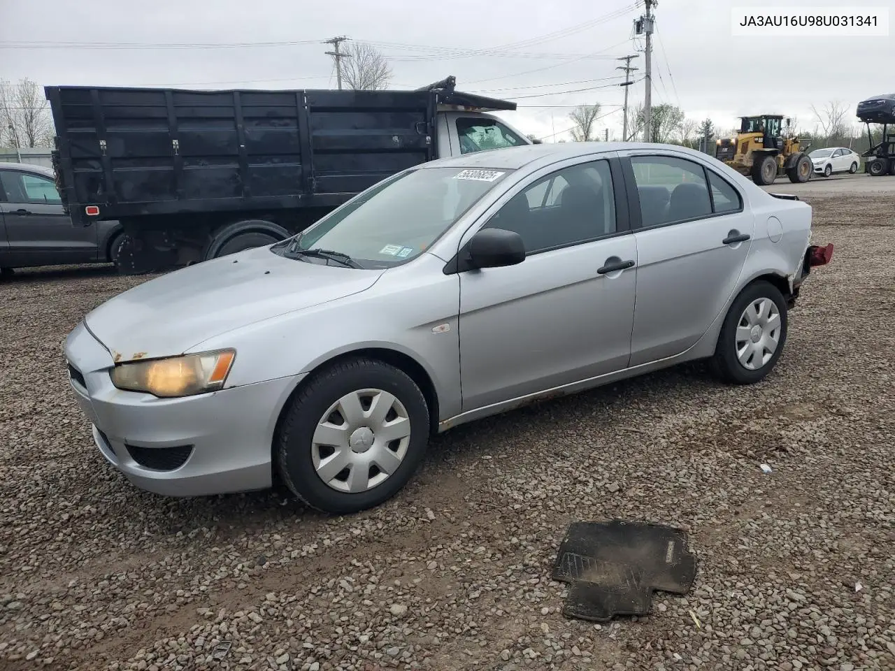 2008 Mitsubishi Lancer De VIN: JA3AU16U98U031341 Lot: 56306825