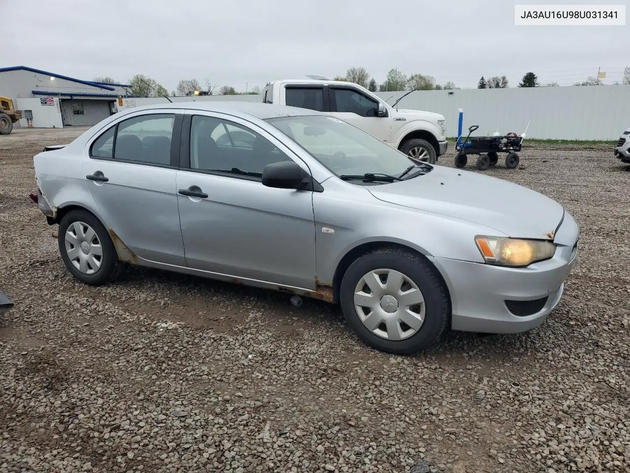 2008 Mitsubishi Lancer De VIN: JA3AU16U98U031341 Lot: 56306825