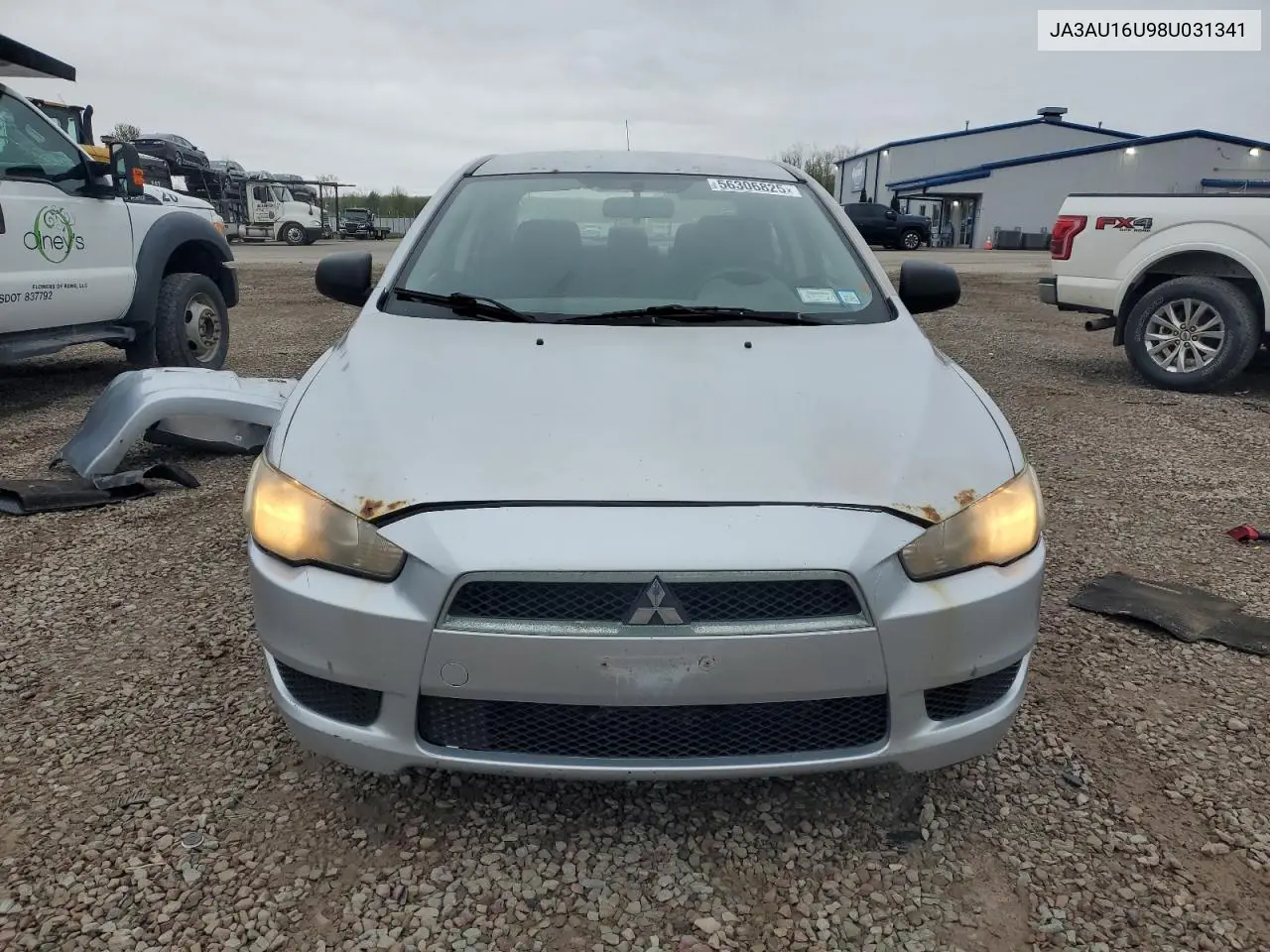 2008 Mitsubishi Lancer De VIN: JA3AU16U98U031341 Lot: 56306825
