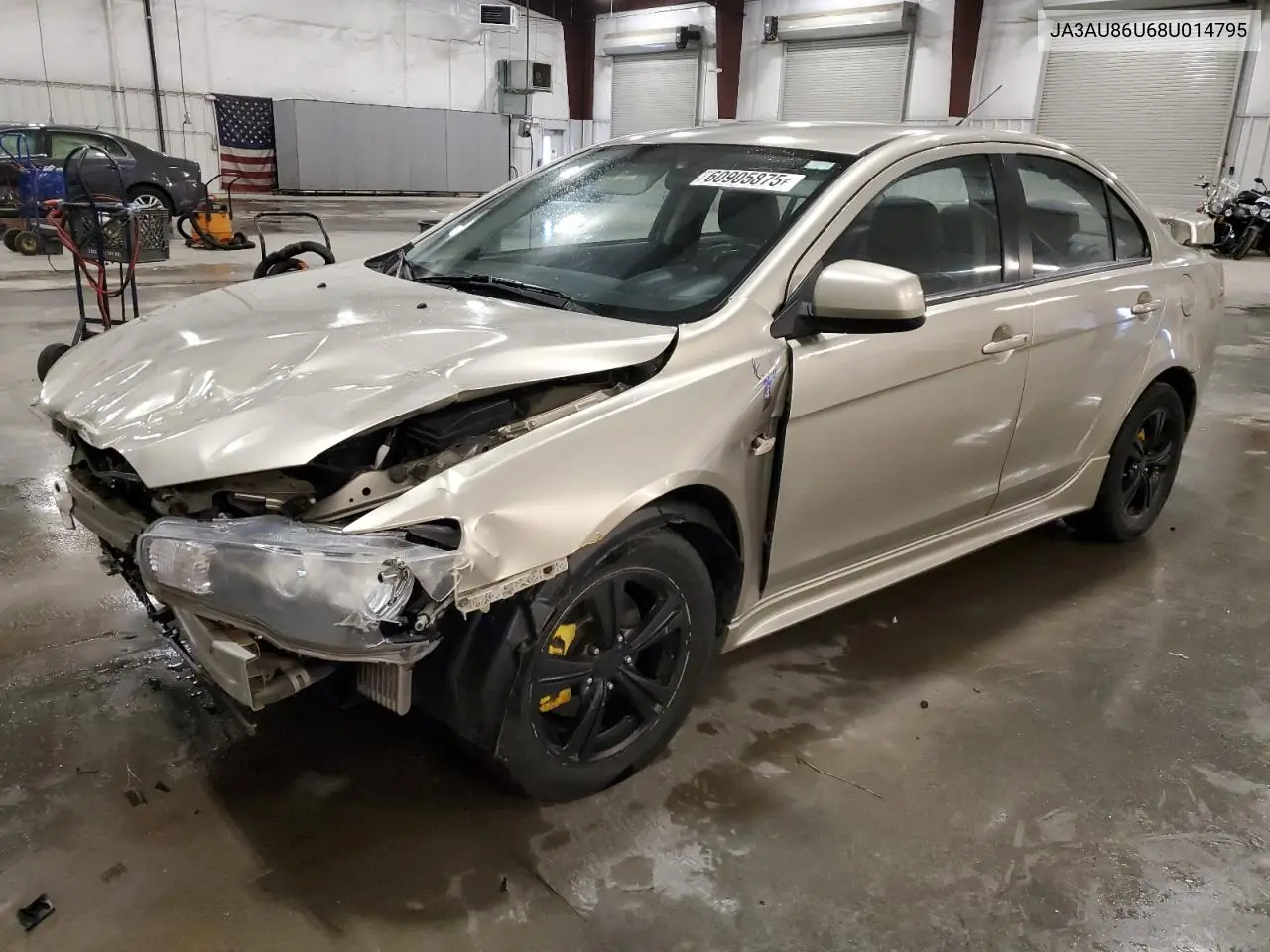 2008 Mitsubishi Lancer Gts VIN: JA3AU86U68U014795 Lot: 60905875