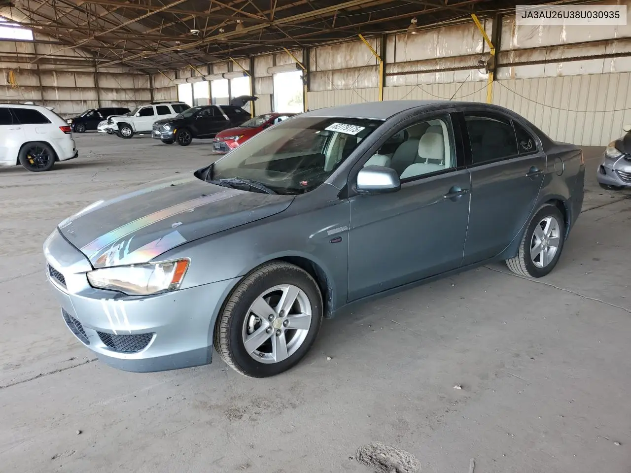 2008 Mitsubishi Lancer Es VIN: JA3AU26U38U030935 Lot: 62779175