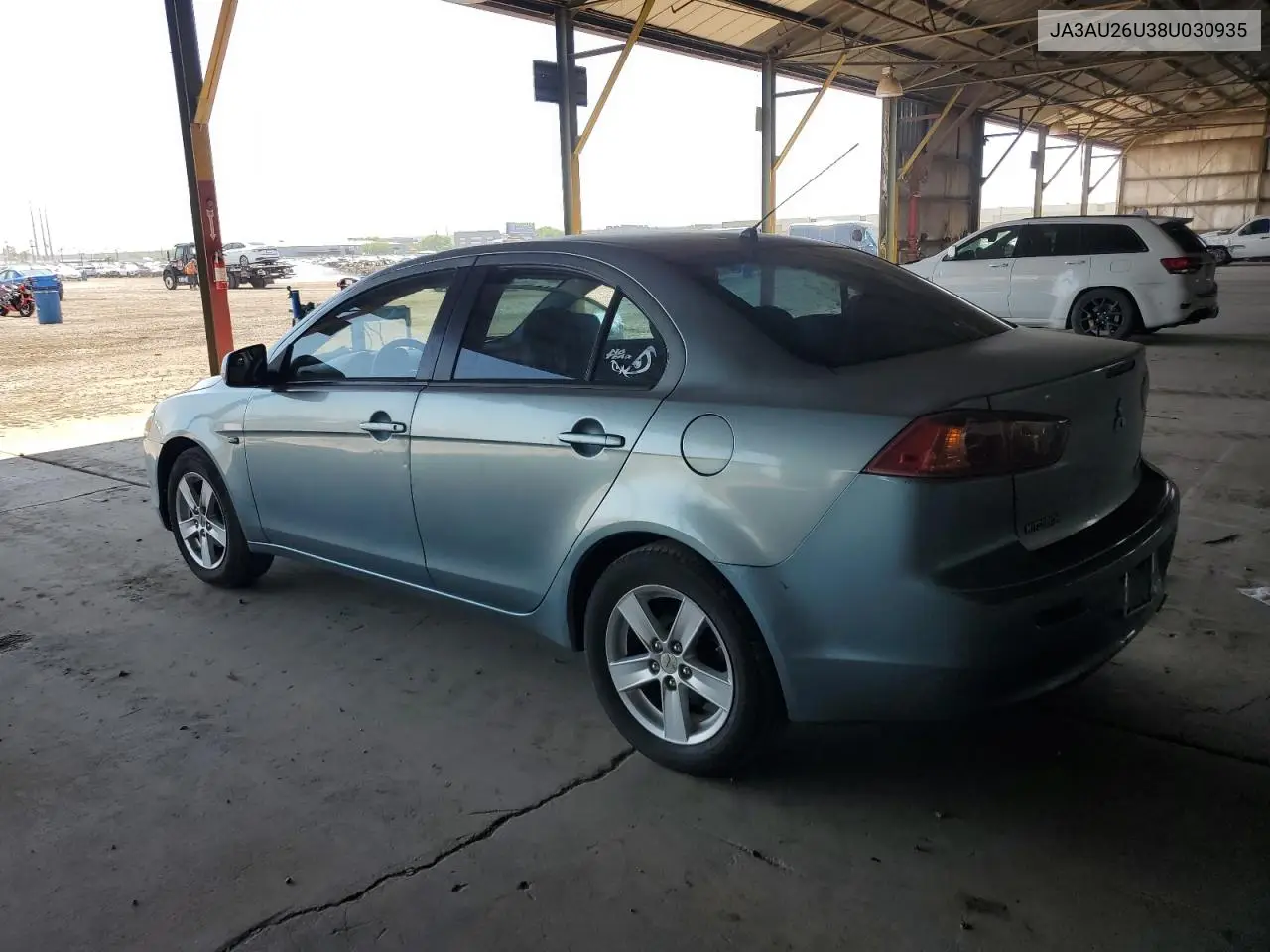 2008 Mitsubishi Lancer Es VIN: JA3AU26U38U030935 Lot: 62779175