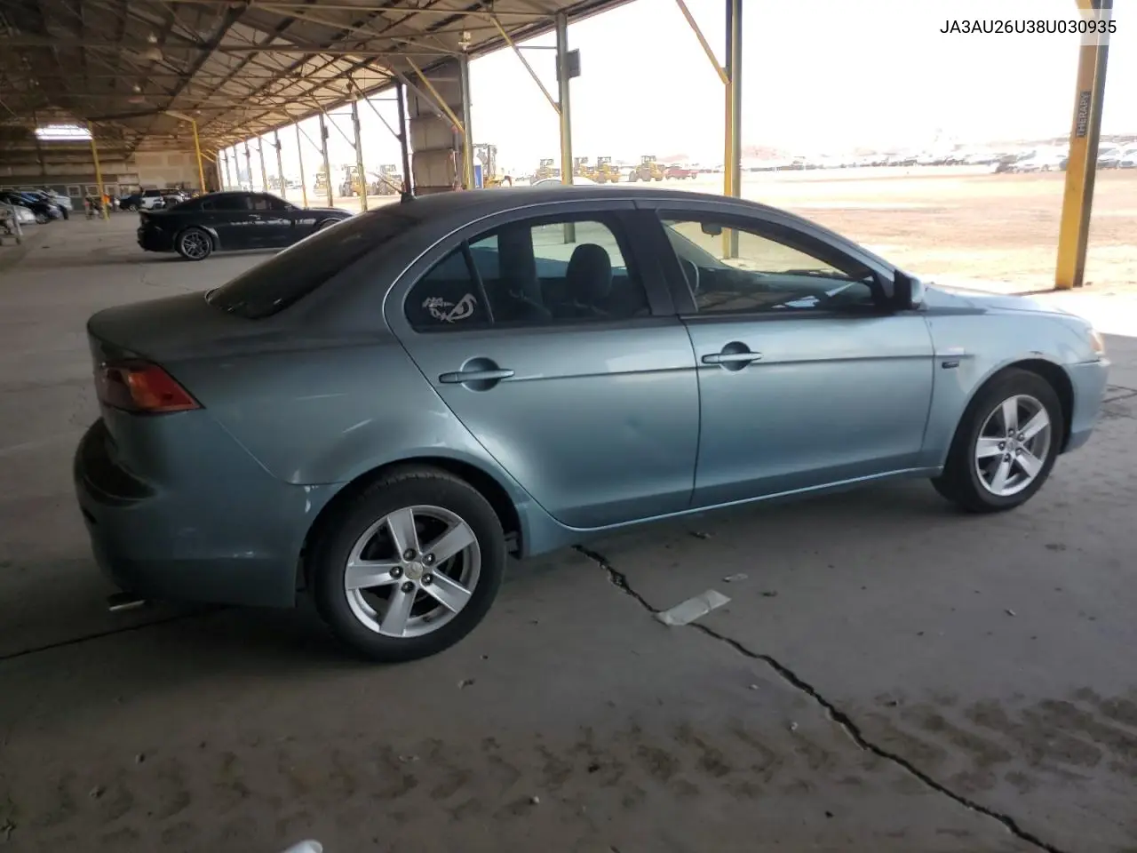 2008 Mitsubishi Lancer Es VIN: JA3AU26U38U030935 Lot: 62779175