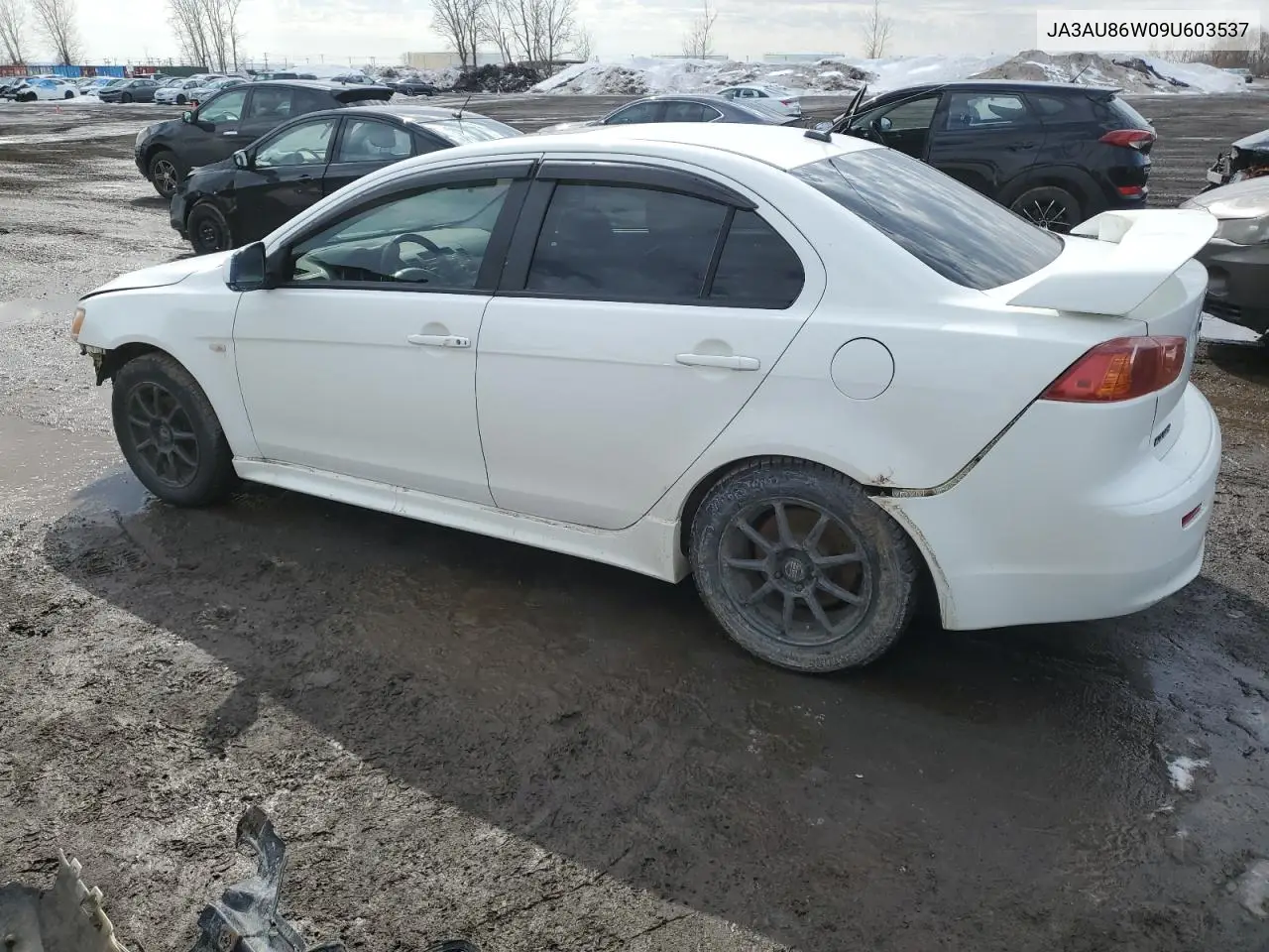 2009 Mitsubishi Lancer Gts VIN: JA3AU86W09U603537 Lot: 47431615