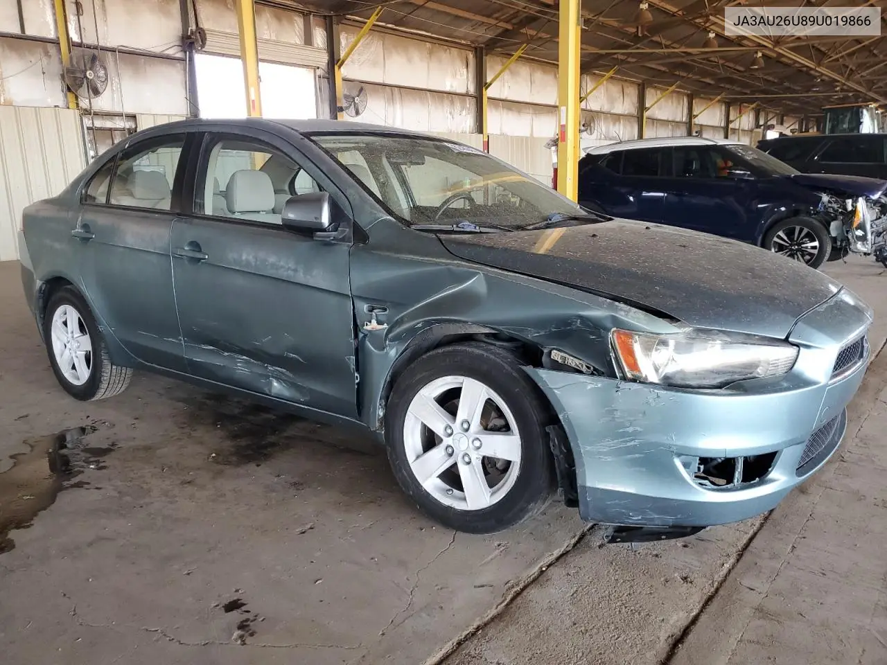 2009 Mitsubishi Lancer Es/Es Sport VIN: JA3AU26U89U019866 Lot: 56248845