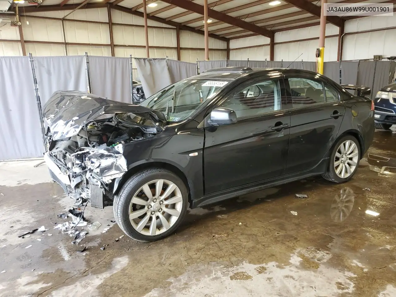 2009 Mitsubishi Lancer Gts VIN: JA3AU86W99U001901 Lot: 56658155