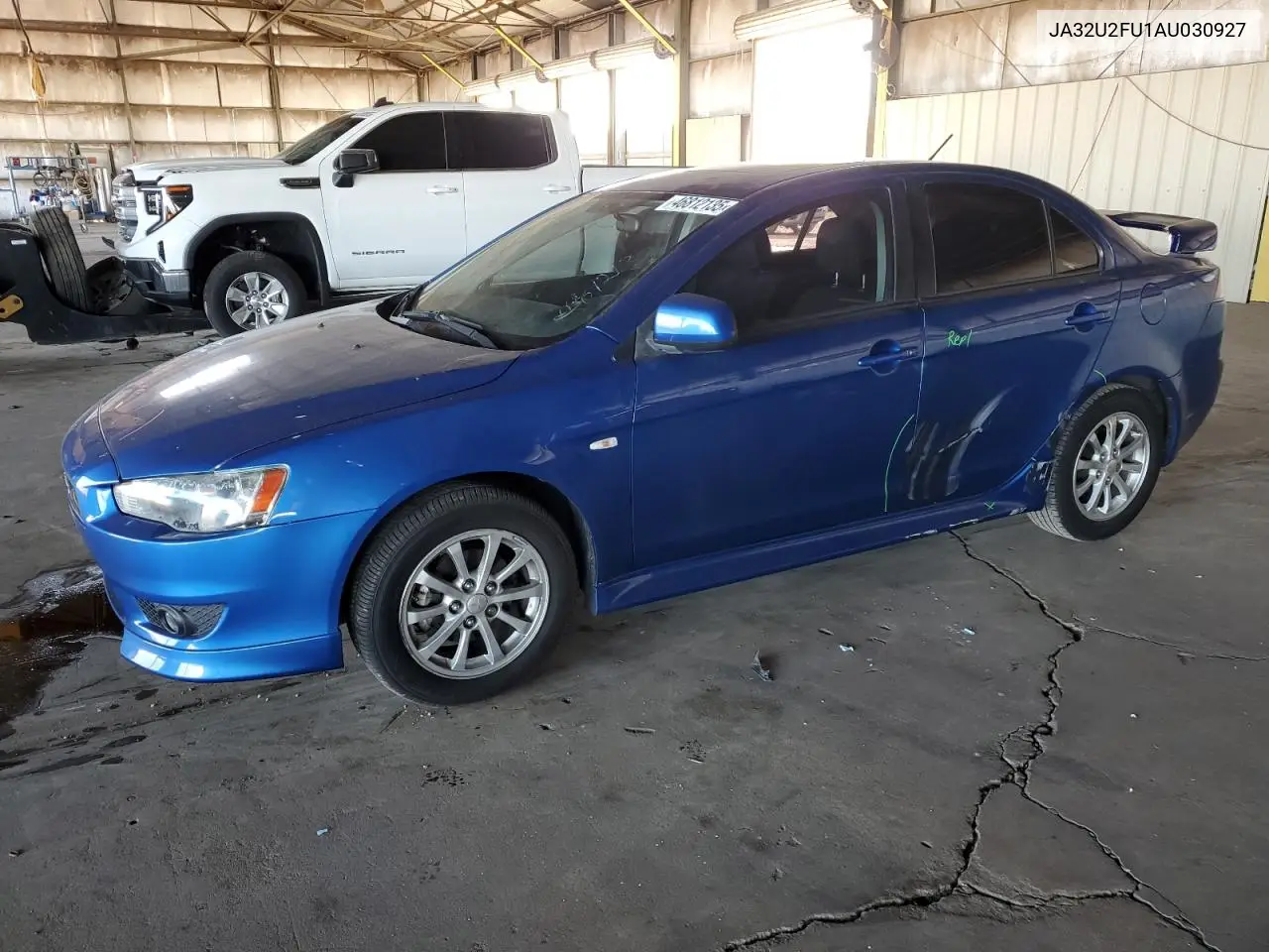 2010 Mitsubishi Lancer Es/Es Sport VIN: JA32U2FU1AU030927 Lot: 46812135