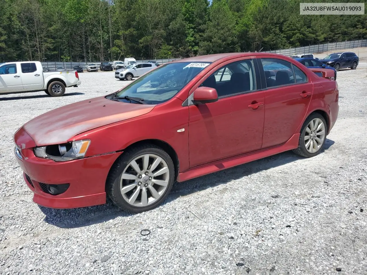 2010 Mitsubishi Lancer Gts VIN: JA32U8FW5AU019093 Lot: 56016795