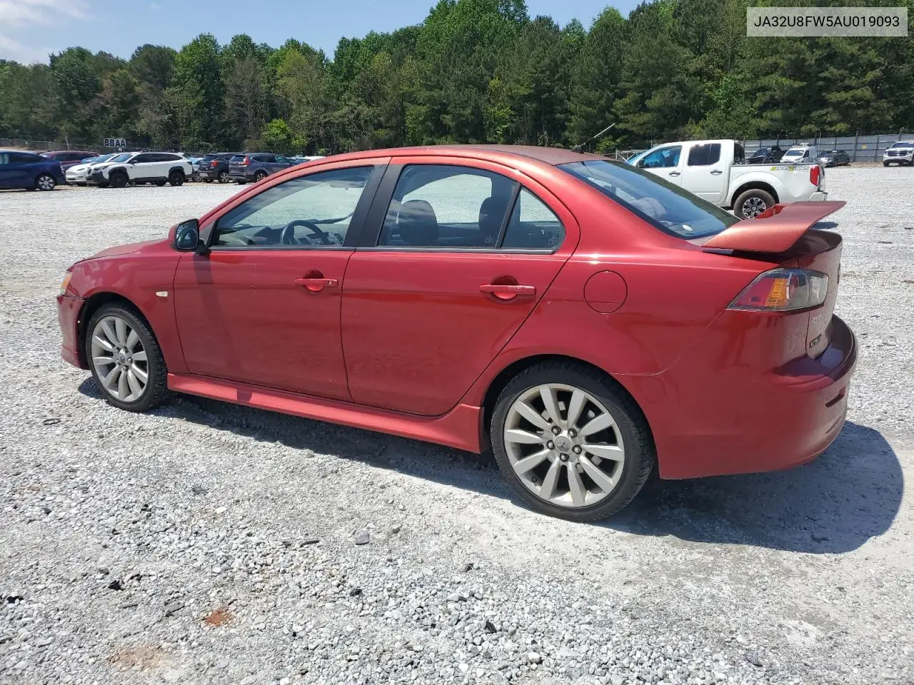2010 Mitsubishi Lancer Gts VIN: JA32U8FW5AU019093 Lot: 56016795