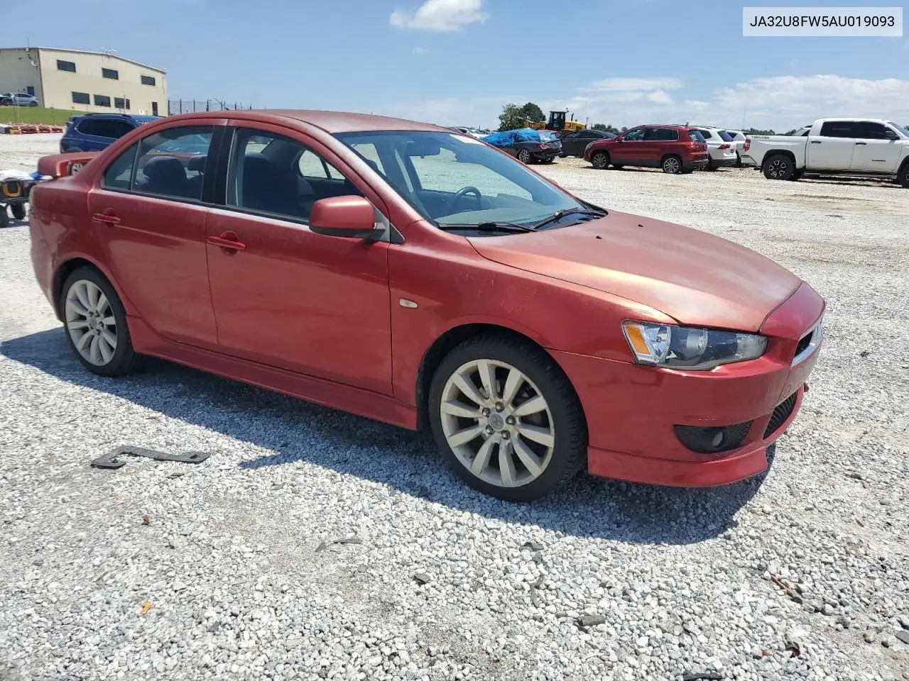2010 Mitsubishi Lancer Gts VIN: JA32U8FW5AU019093 Lot: 56016795