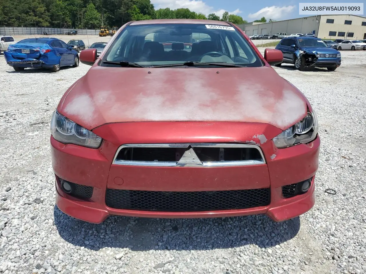 2010 Mitsubishi Lancer Gts VIN: JA32U8FW5AU019093 Lot: 56016795