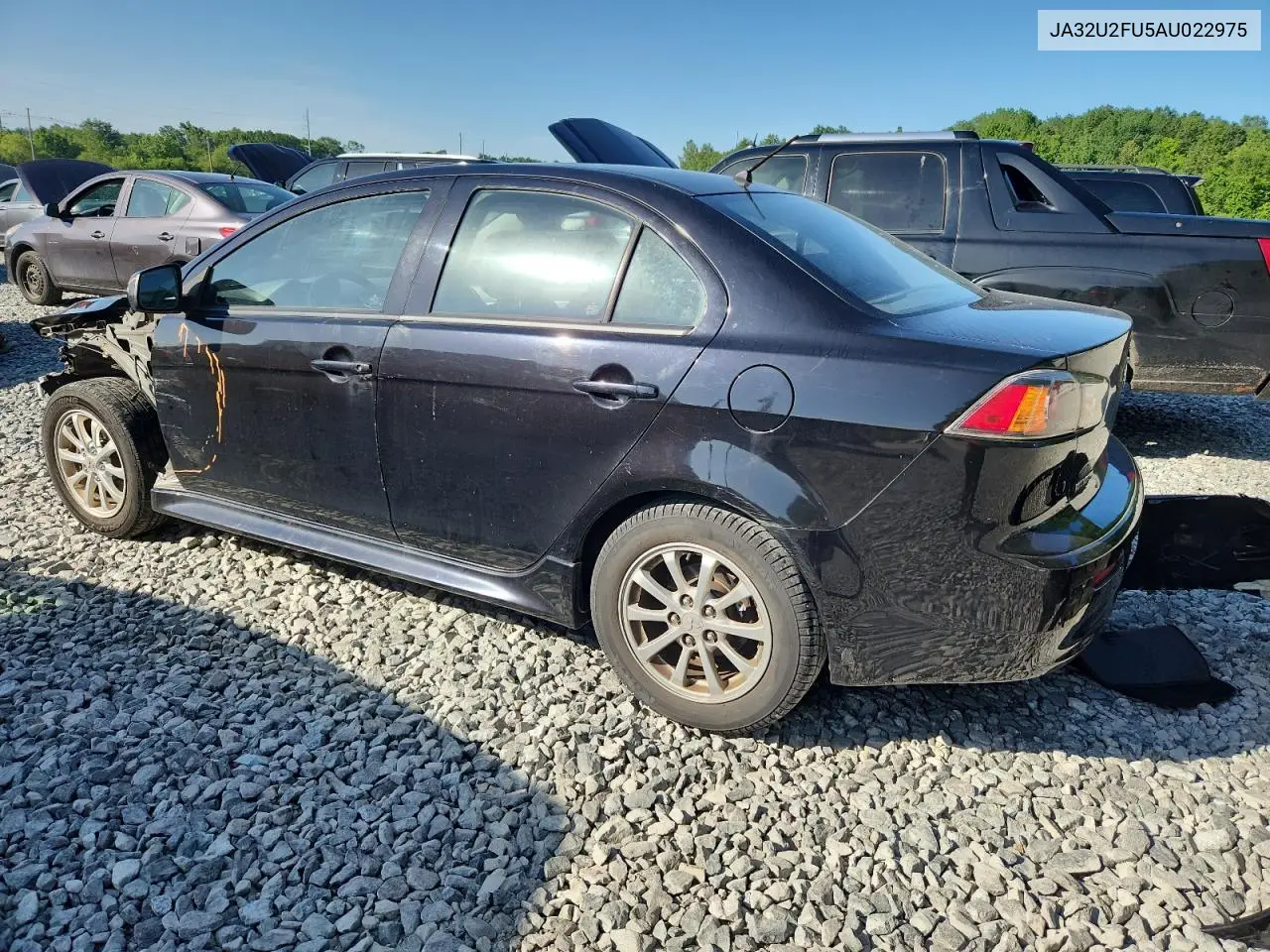 2010 Mitsubishi Lancer Es/Es Sport VIN: JA32U2FU5AU022975 Lot: 62087865