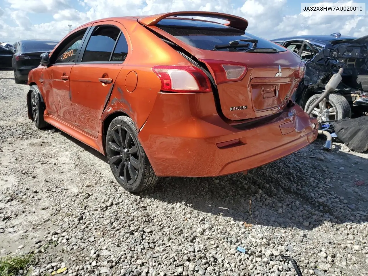 2010 Mitsubishi Lancer Gts VIN: JA32X8HW7AU020010 Lot: 65603022