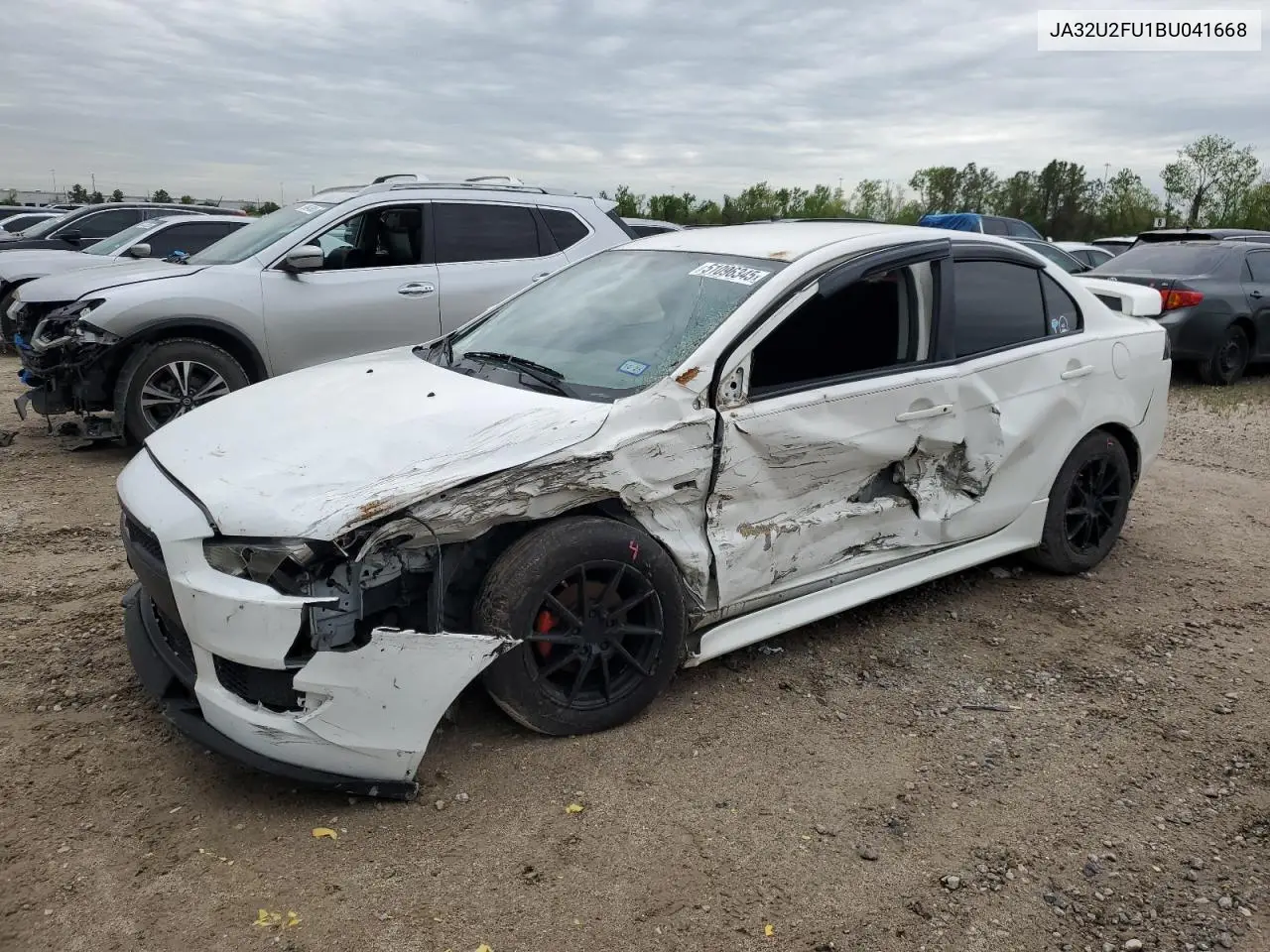 2011 Mitsubishi Lancer Es/Es Sport VIN: JA32U2FU1BU041668 Lot: 51096345