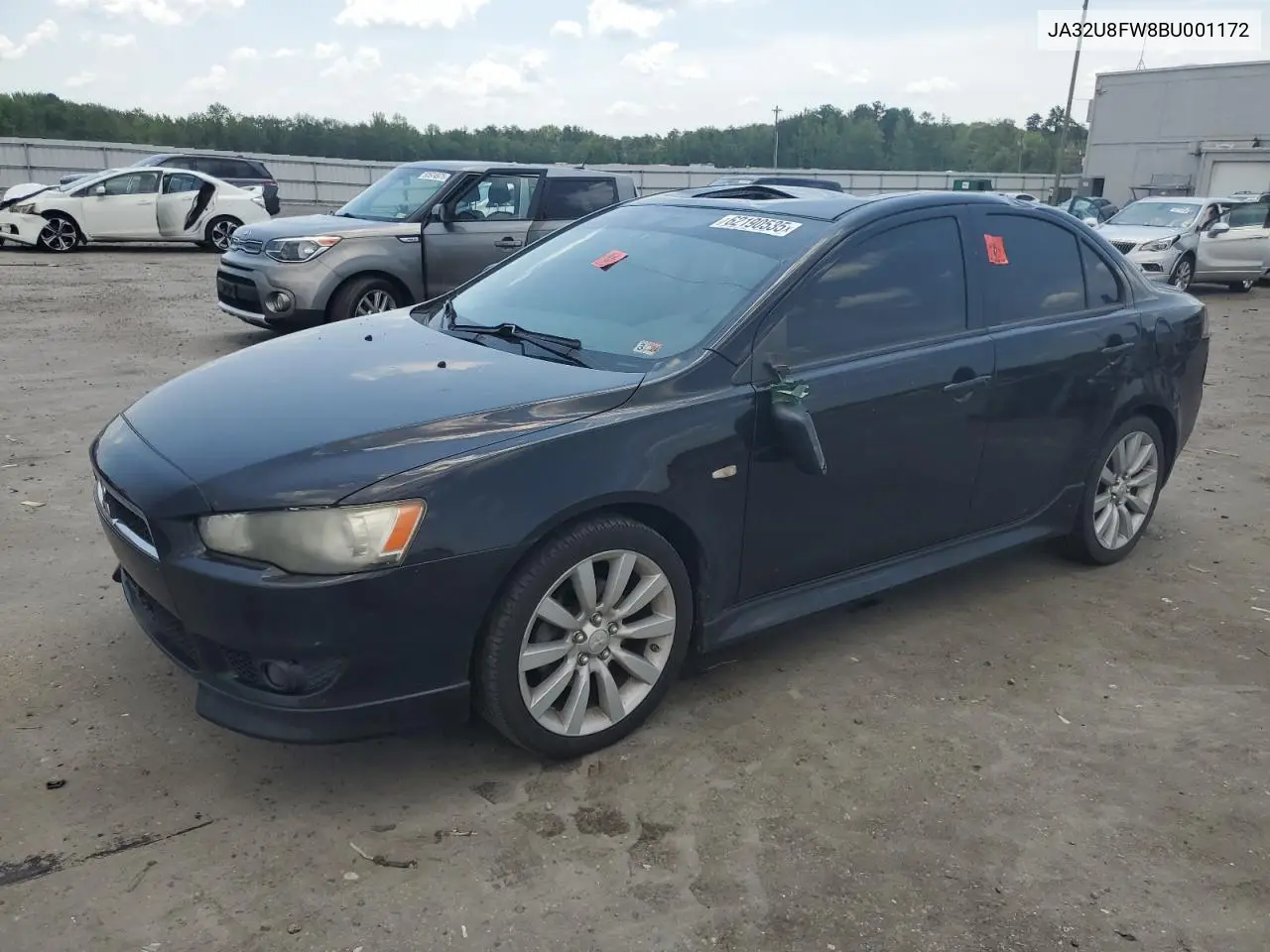 2011 Mitsubishi Lancer Gts VIN: JA32U8FW8BU001172 Lot: 62190535