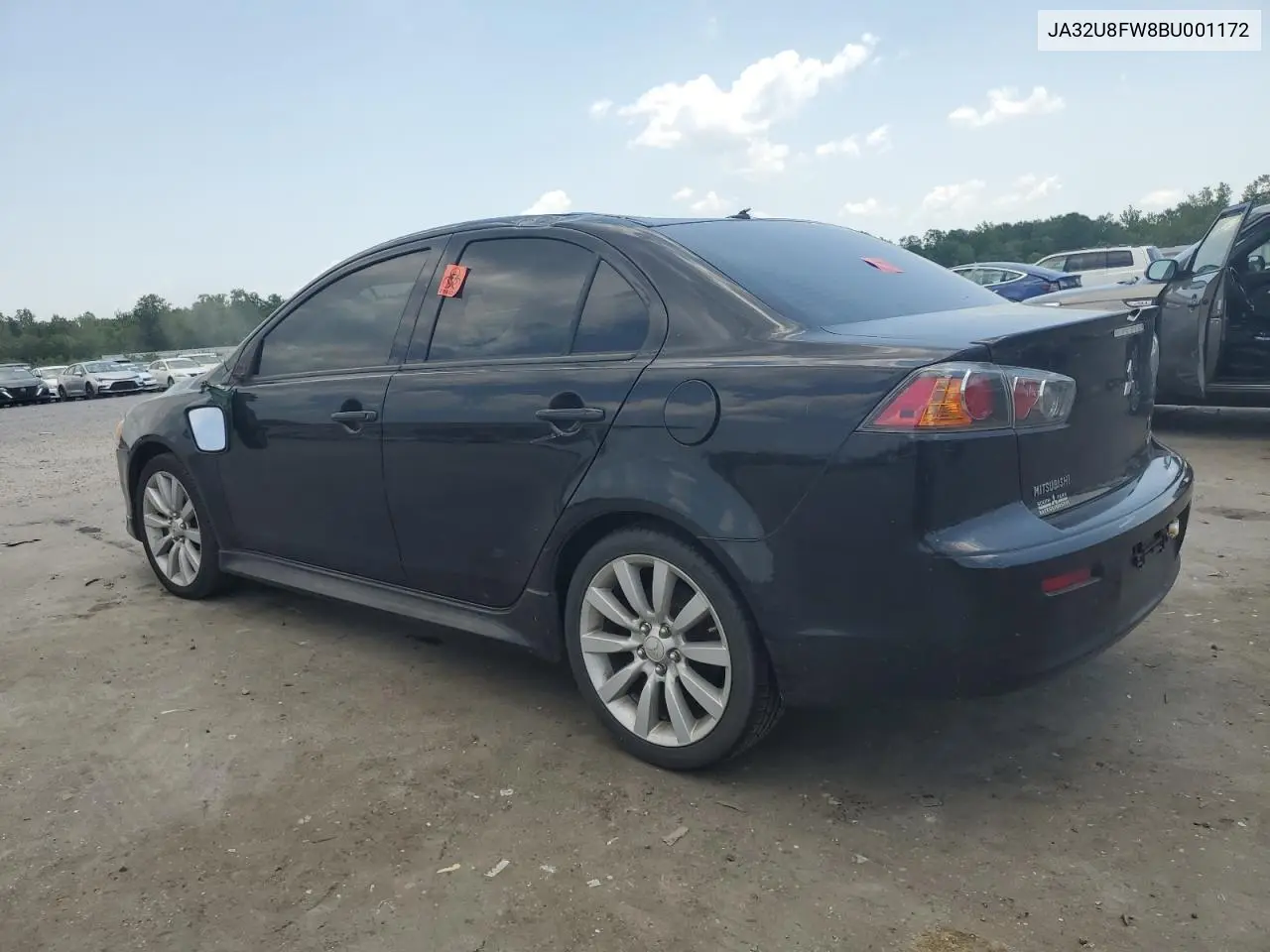 2011 Mitsubishi Lancer Gts VIN: JA32U8FW8BU001172 Lot: 62190535