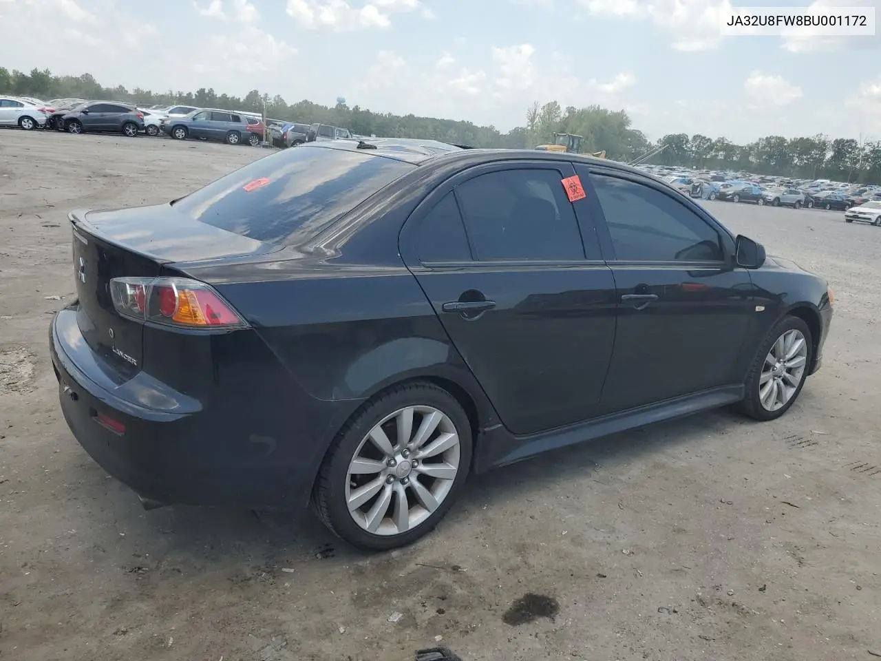 2011 Mitsubishi Lancer Gts VIN: JA32U8FW8BU001172 Lot: 62190535